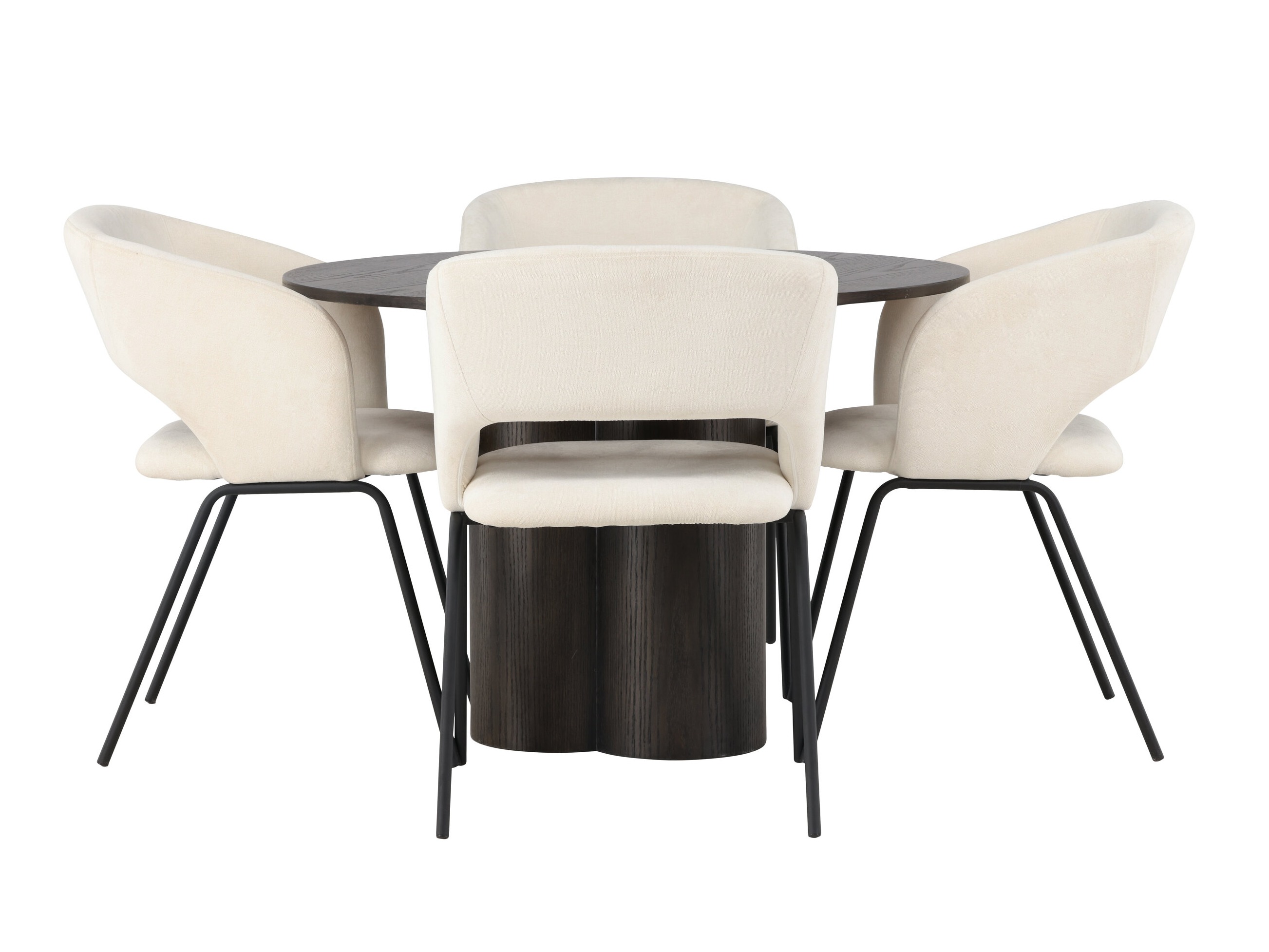Dining set Dallas 5132 (Dark wood)