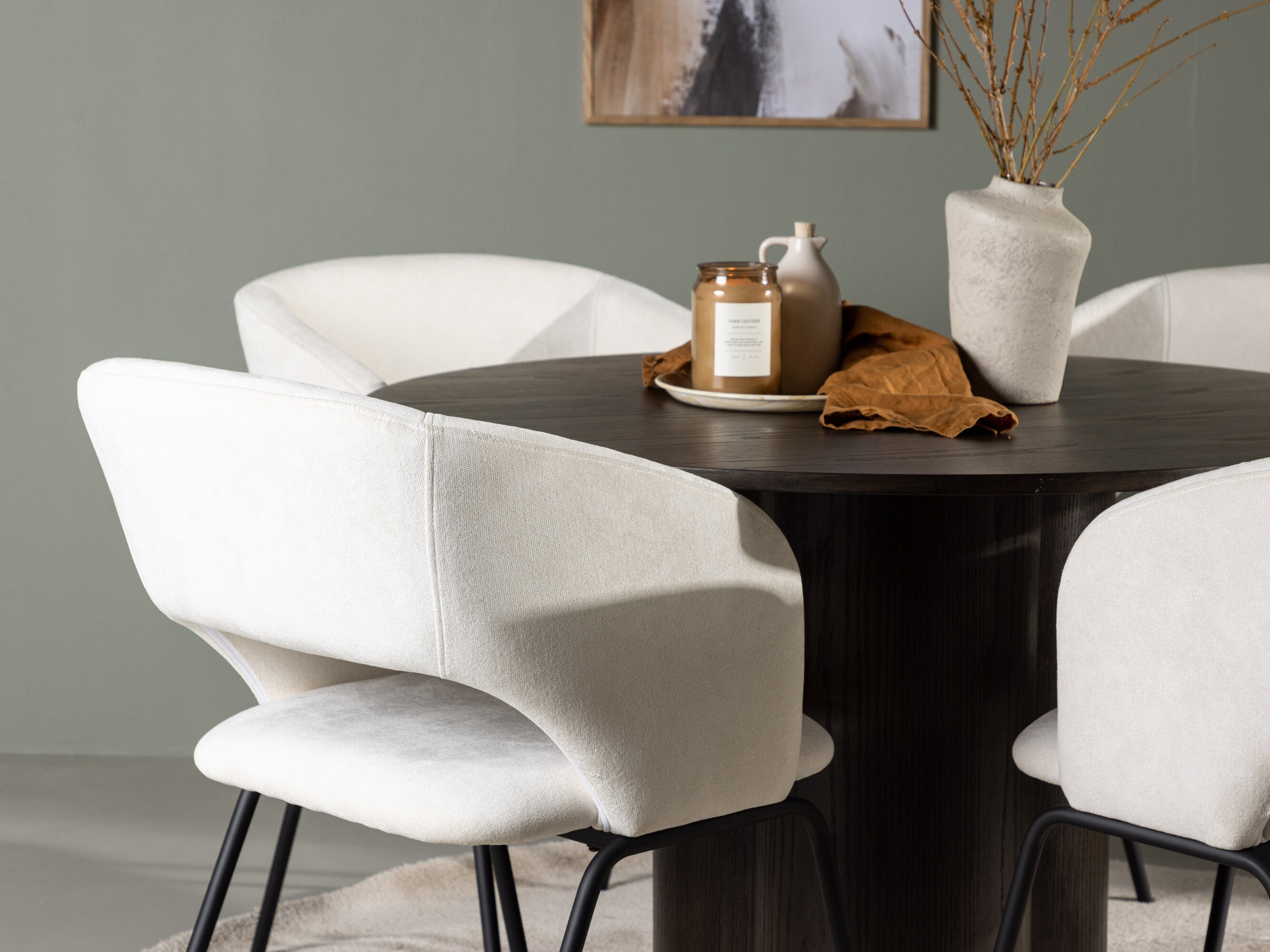 Dining set Dallas 5132 (Dark wood)