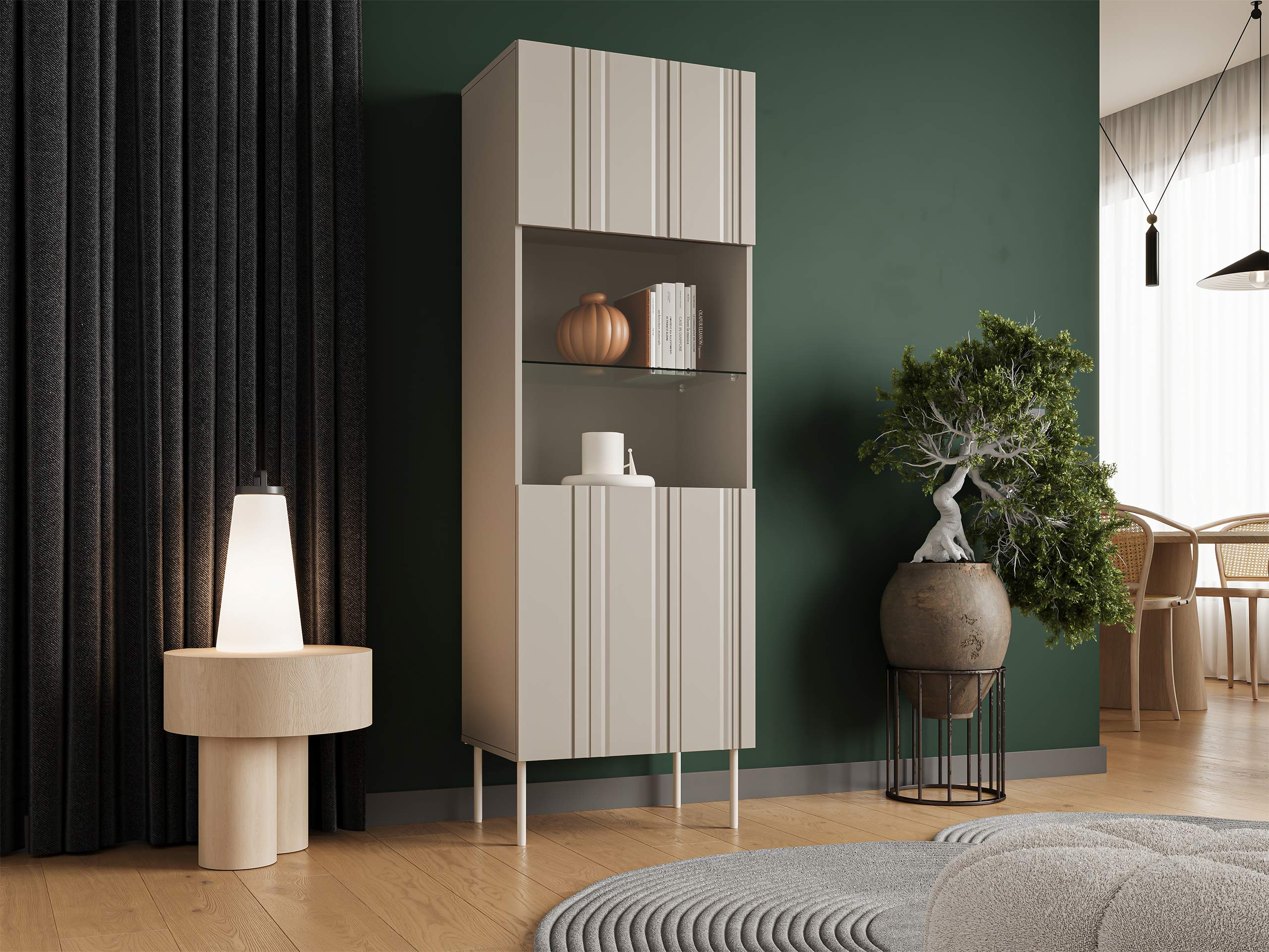 Bookcase Evavese 108 (Beige)