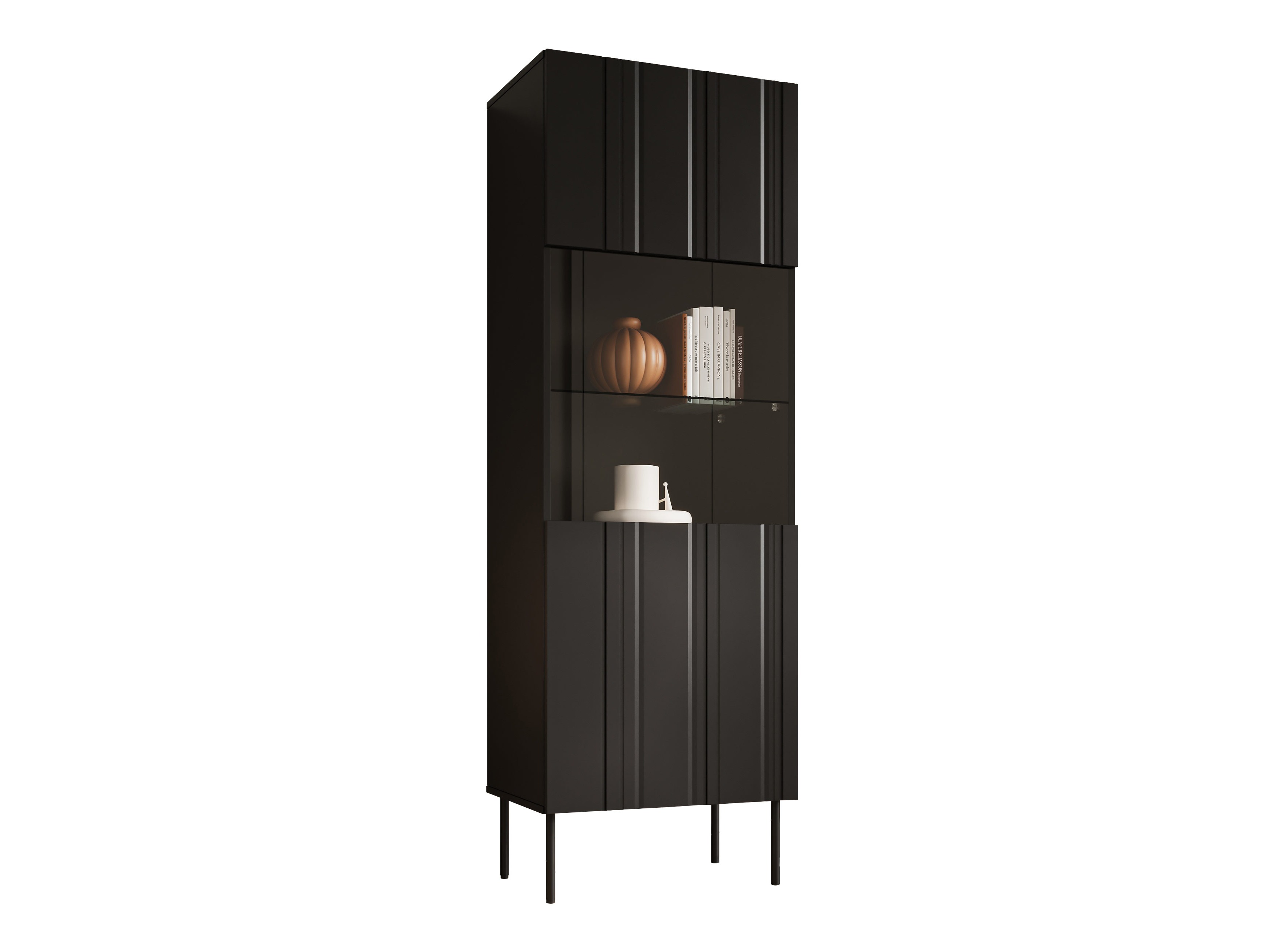Bookcase Evavese 108 (Black)