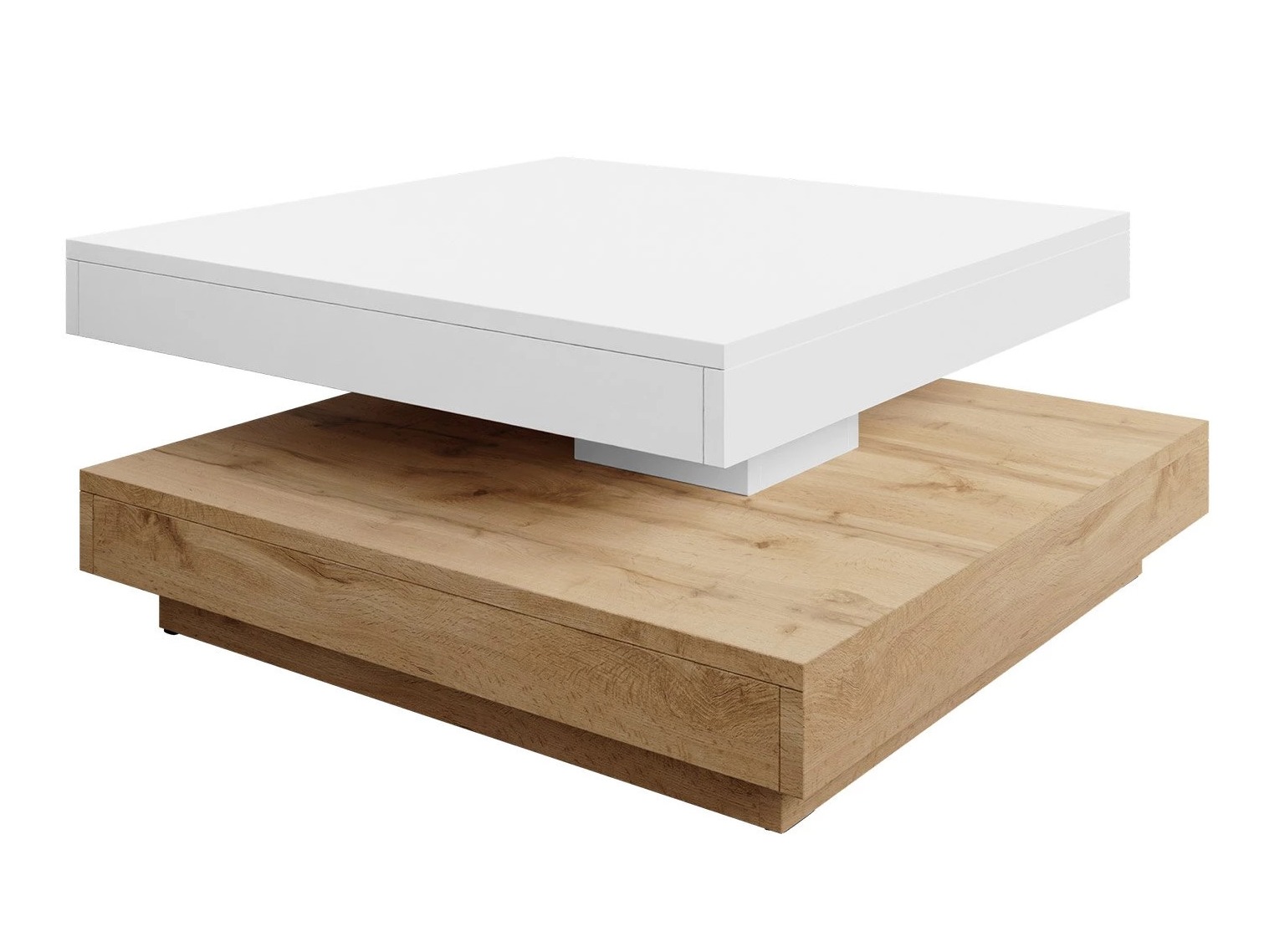 Coffee table transformer Comfivo 385 (Wotan Oak + White)