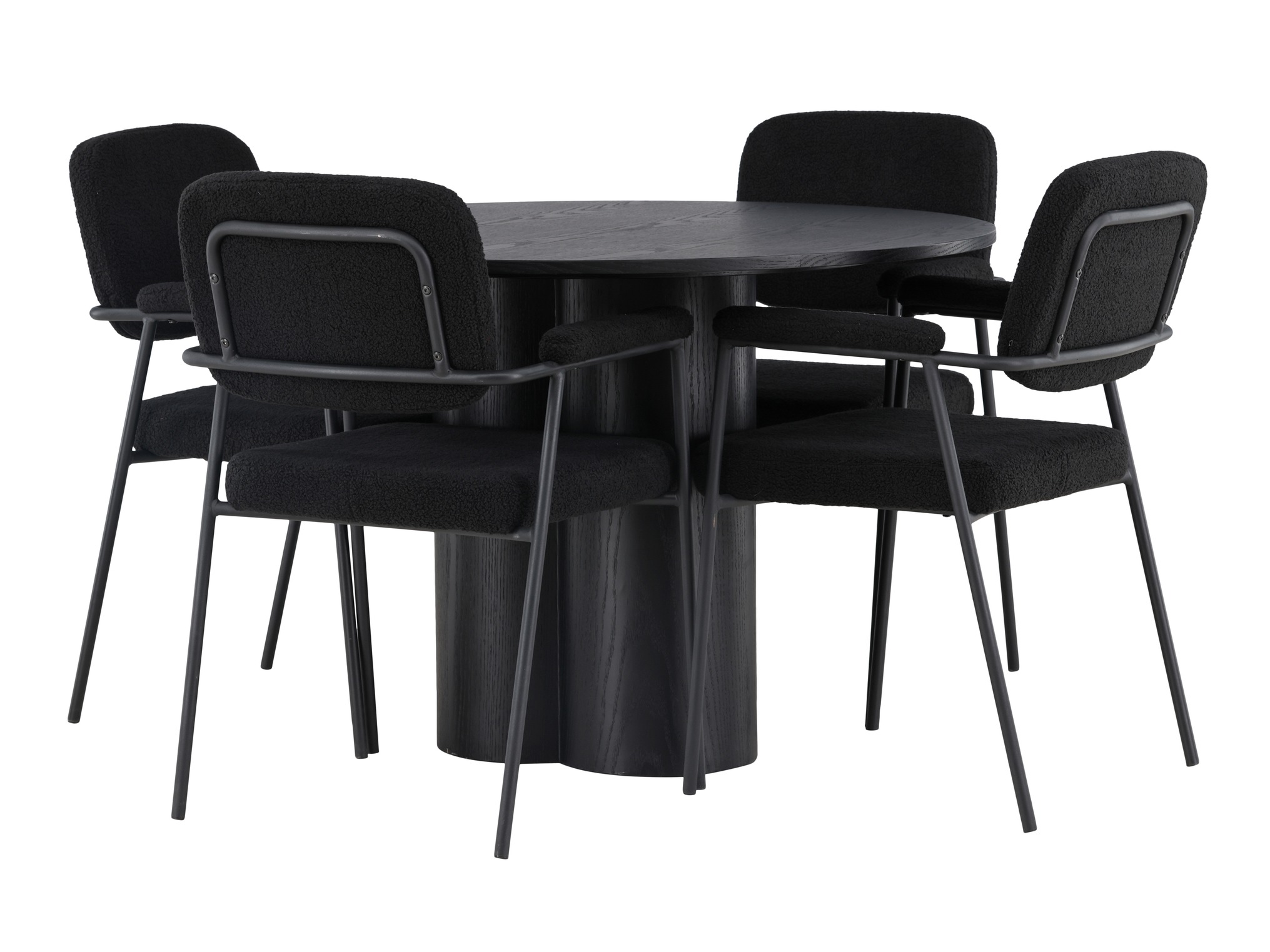 Dining set Dallas 4358 (Black)