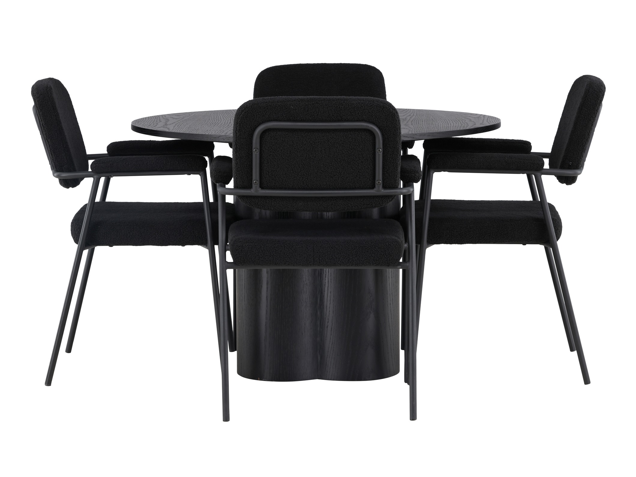 Dining set Dallas 4358 (Black)