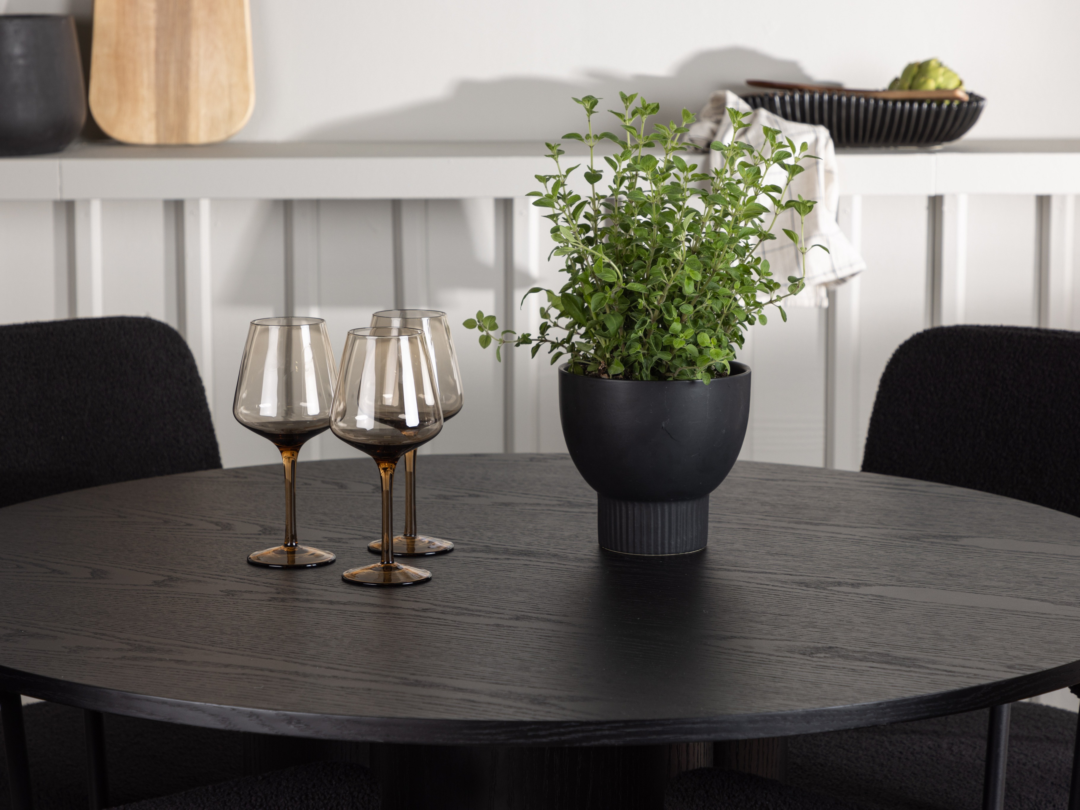 Dining set Dallas 4358 (Black)