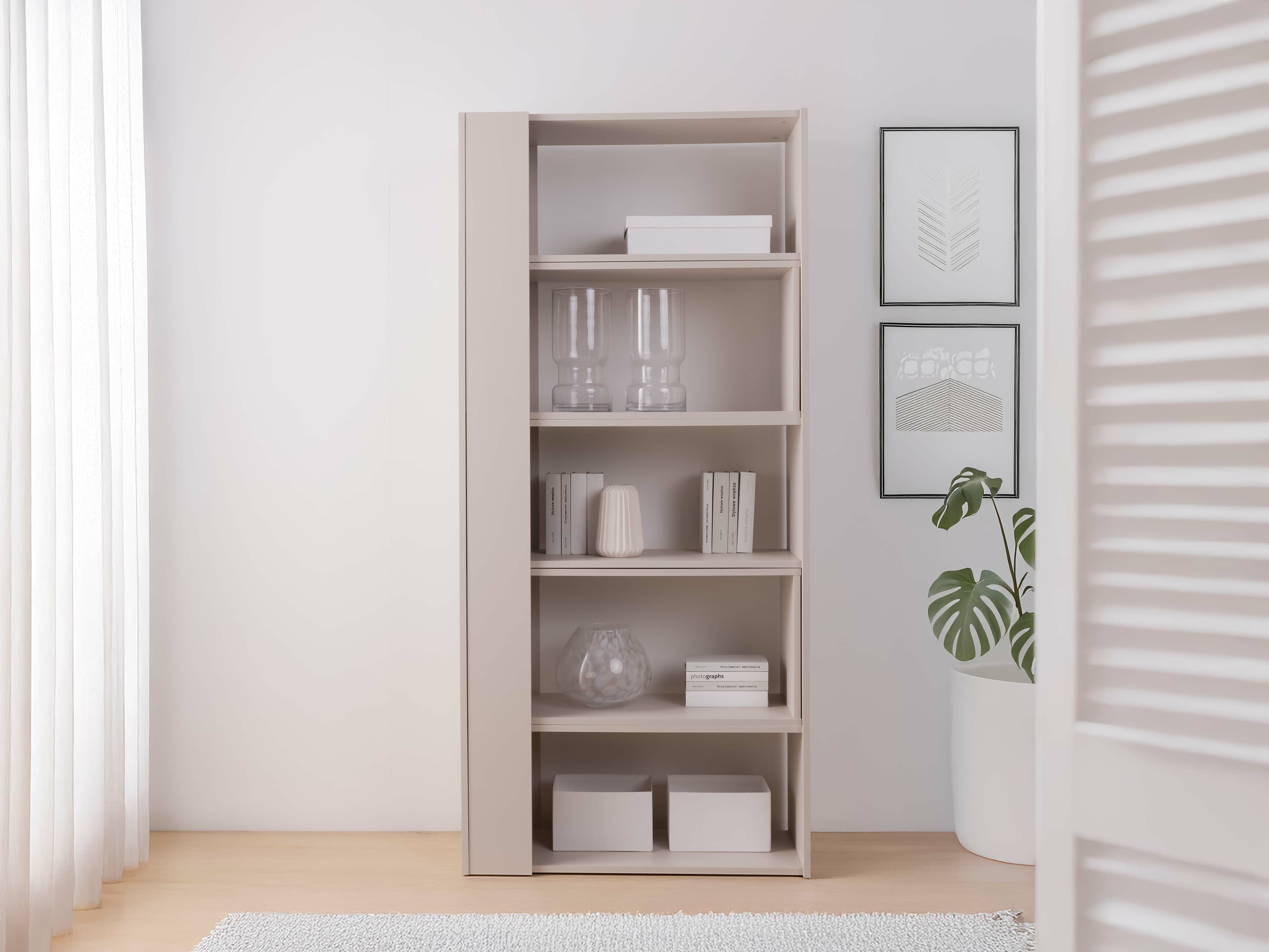 Bookcase Ontario 145 (Cashmere)