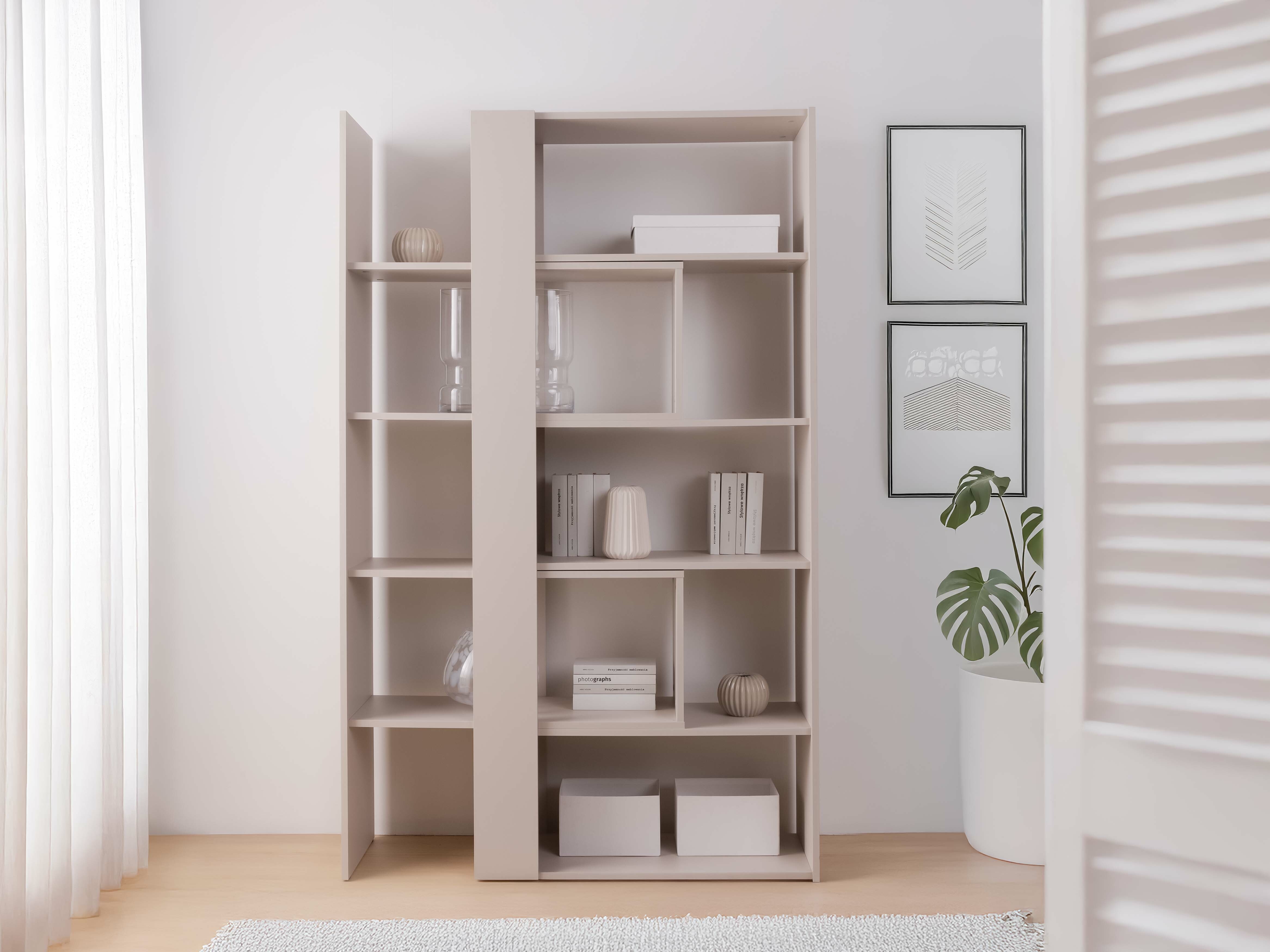 Bookcase Ontario 145 (Cashmere)