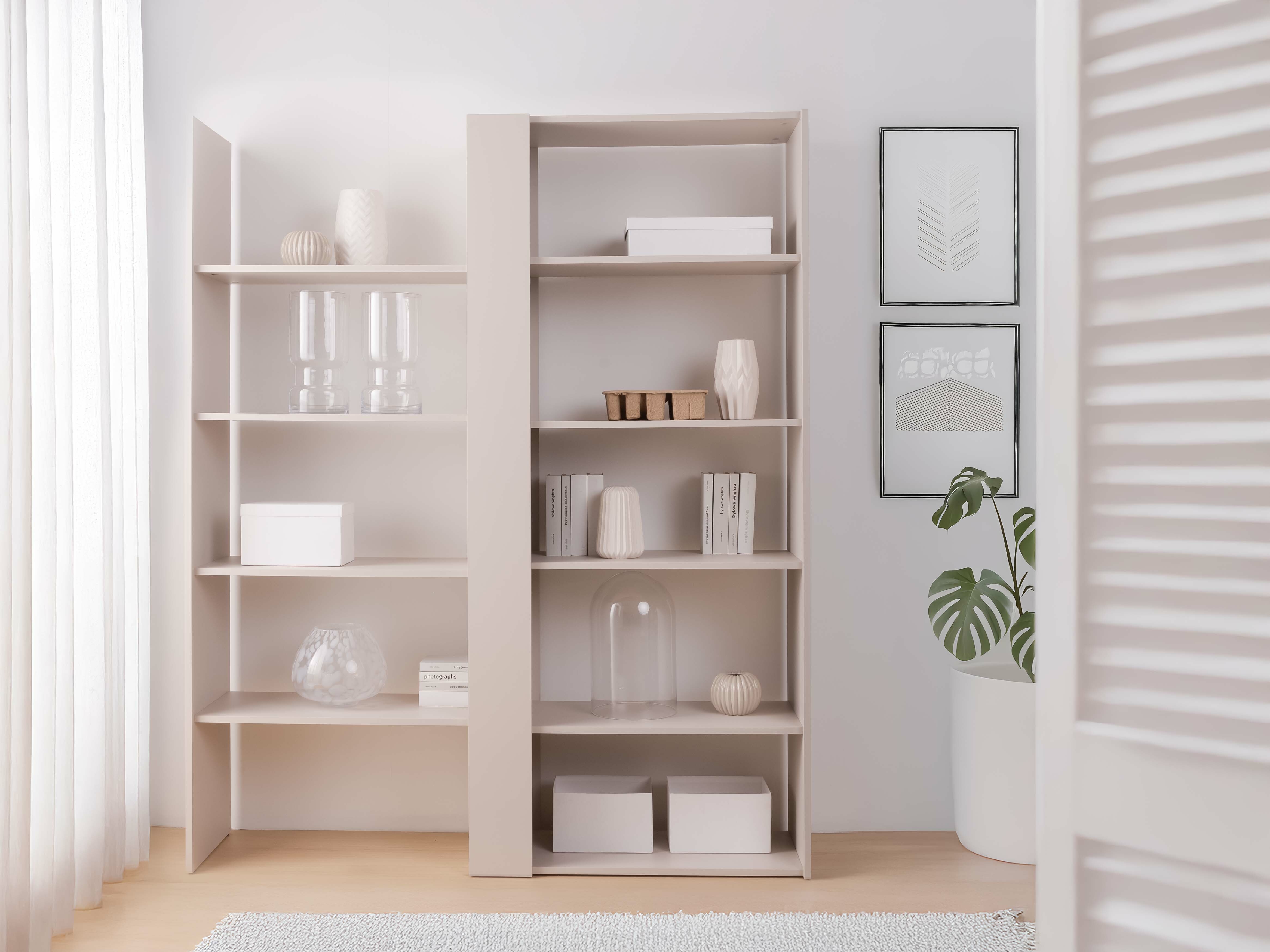 Bookcase Ontario 145 (Cashmere)