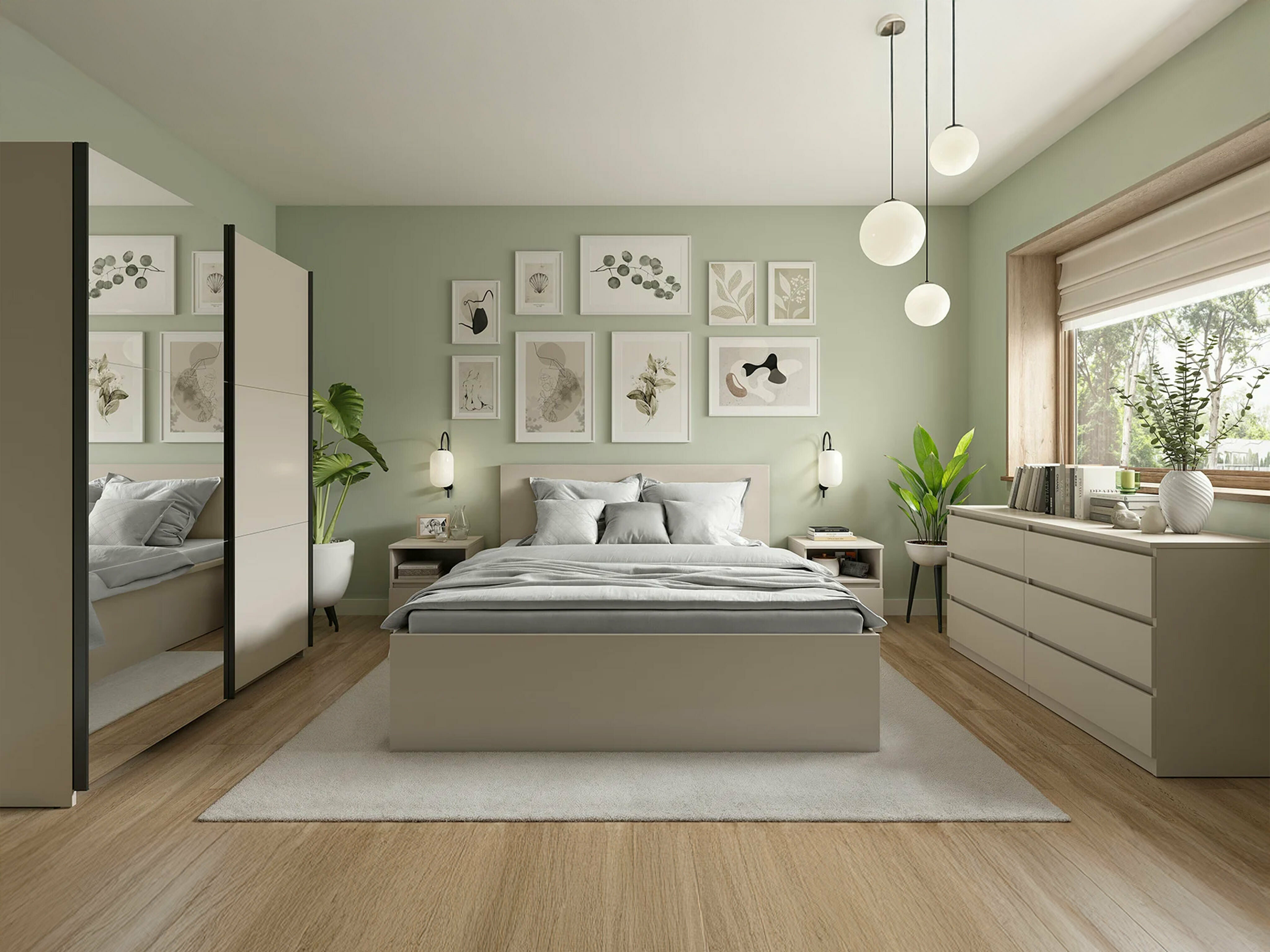 Bed Livevaro 126 (Cashmere)