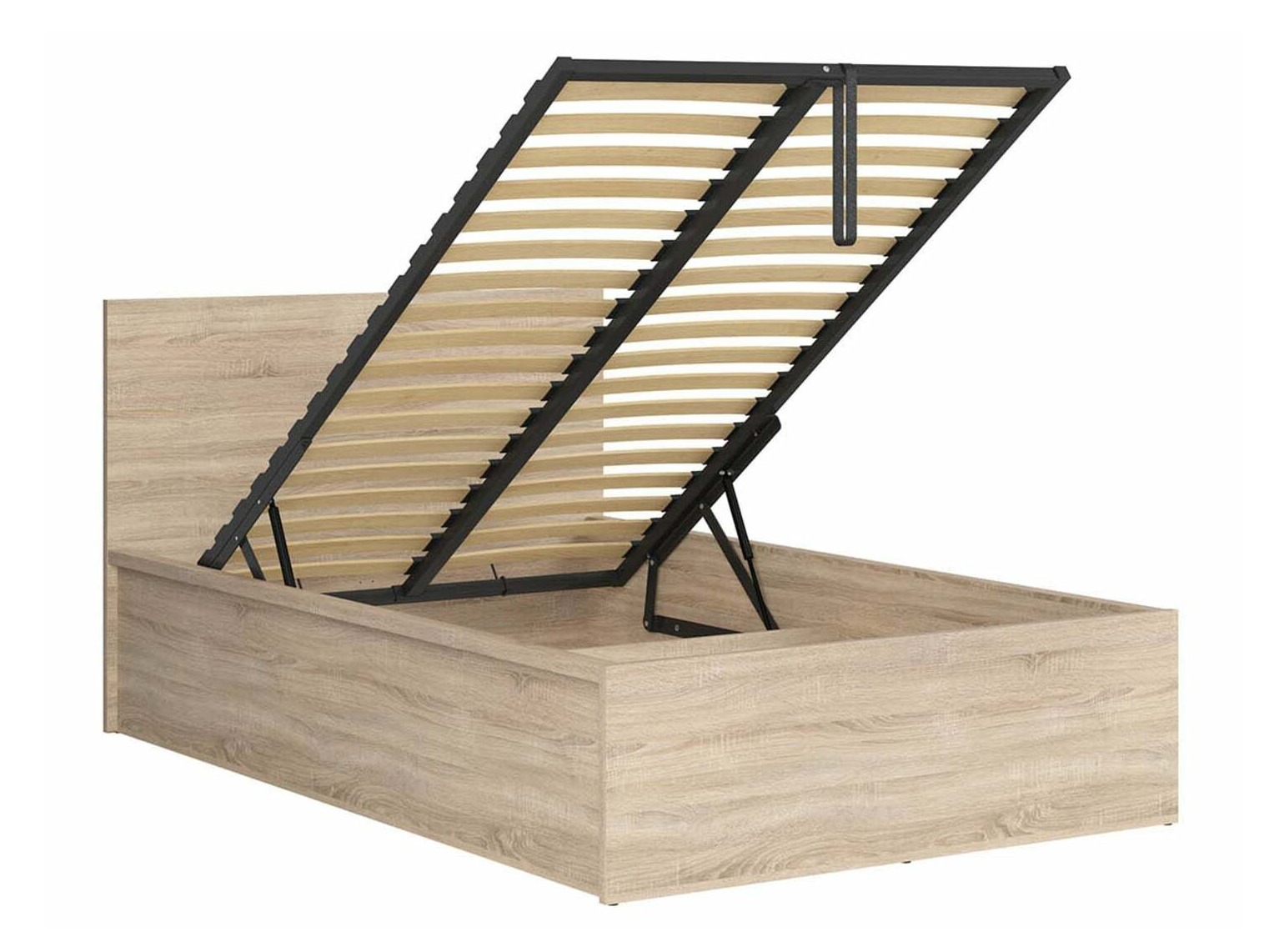 Bed Livevaro 126 (Sonoma oak)