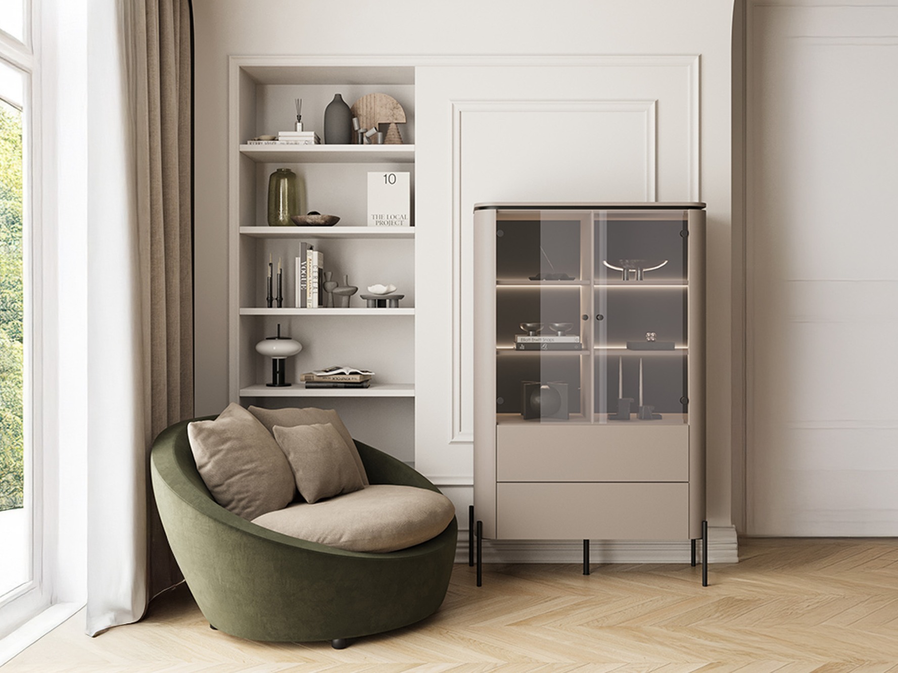 Bookcase Mirbeno 108