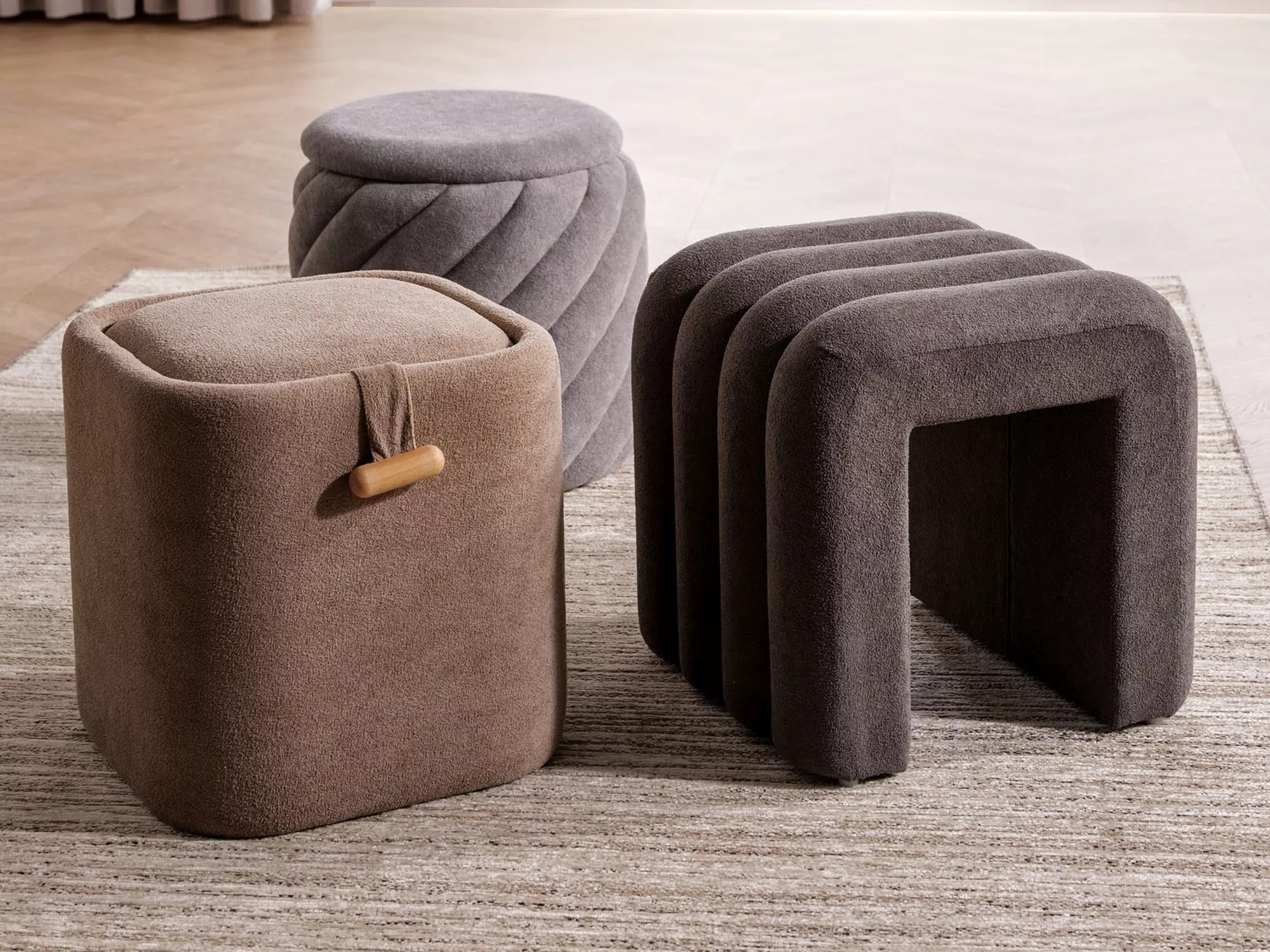 Ottoman Detroit 936 (Grey)
