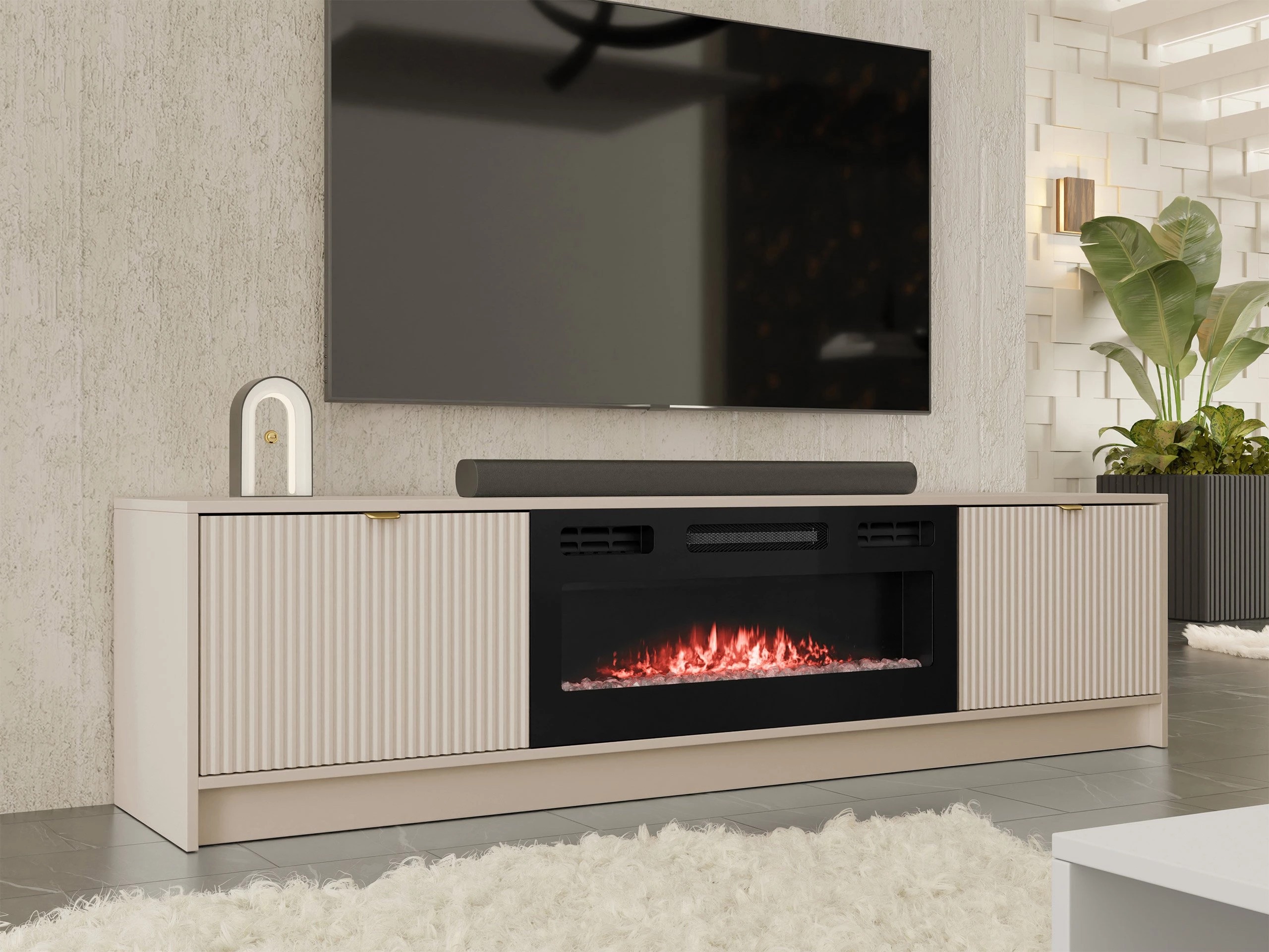 TV stand Comfivo Larmire 109 (Beige)