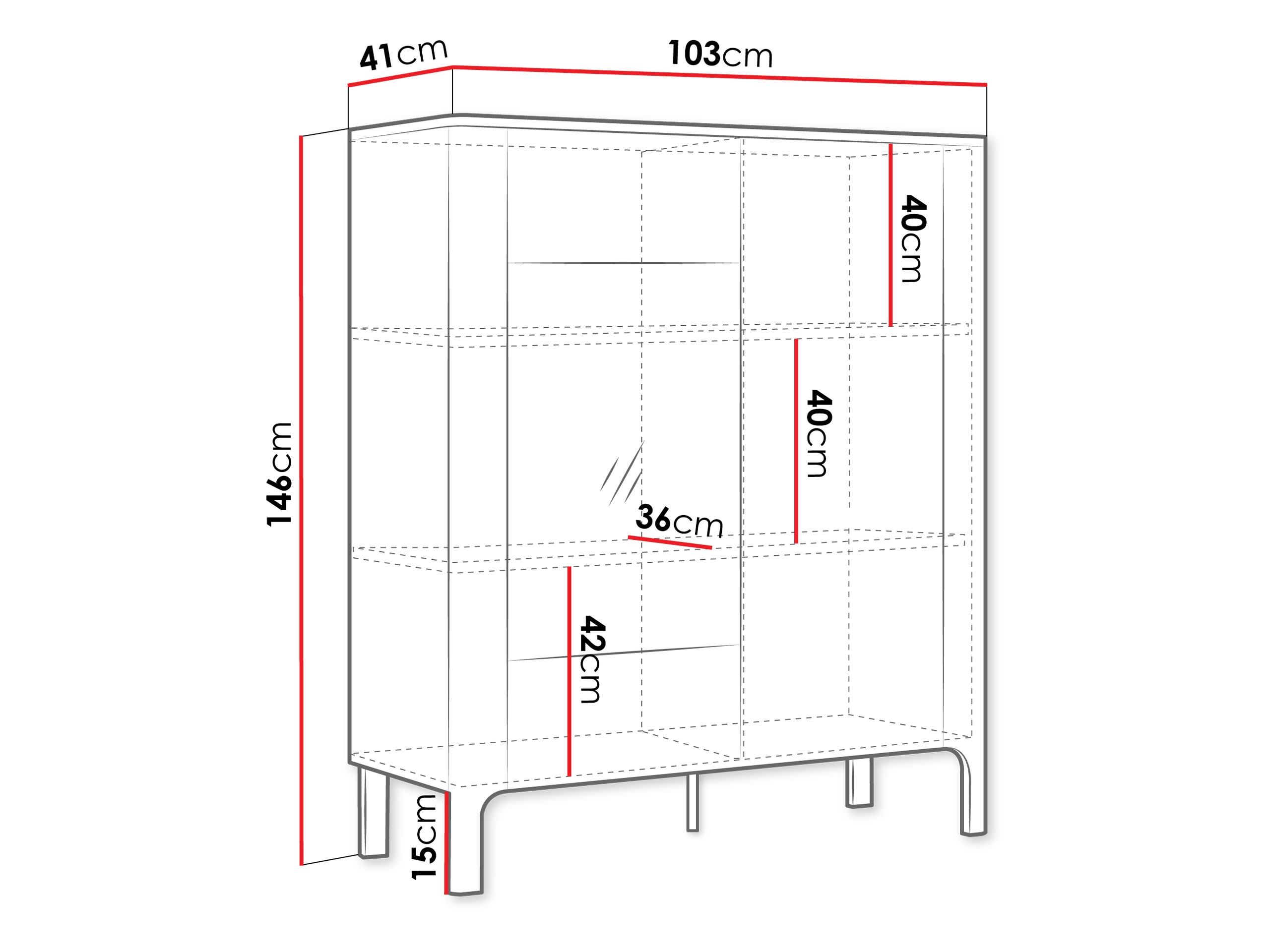Bookcase Mavtoru 102