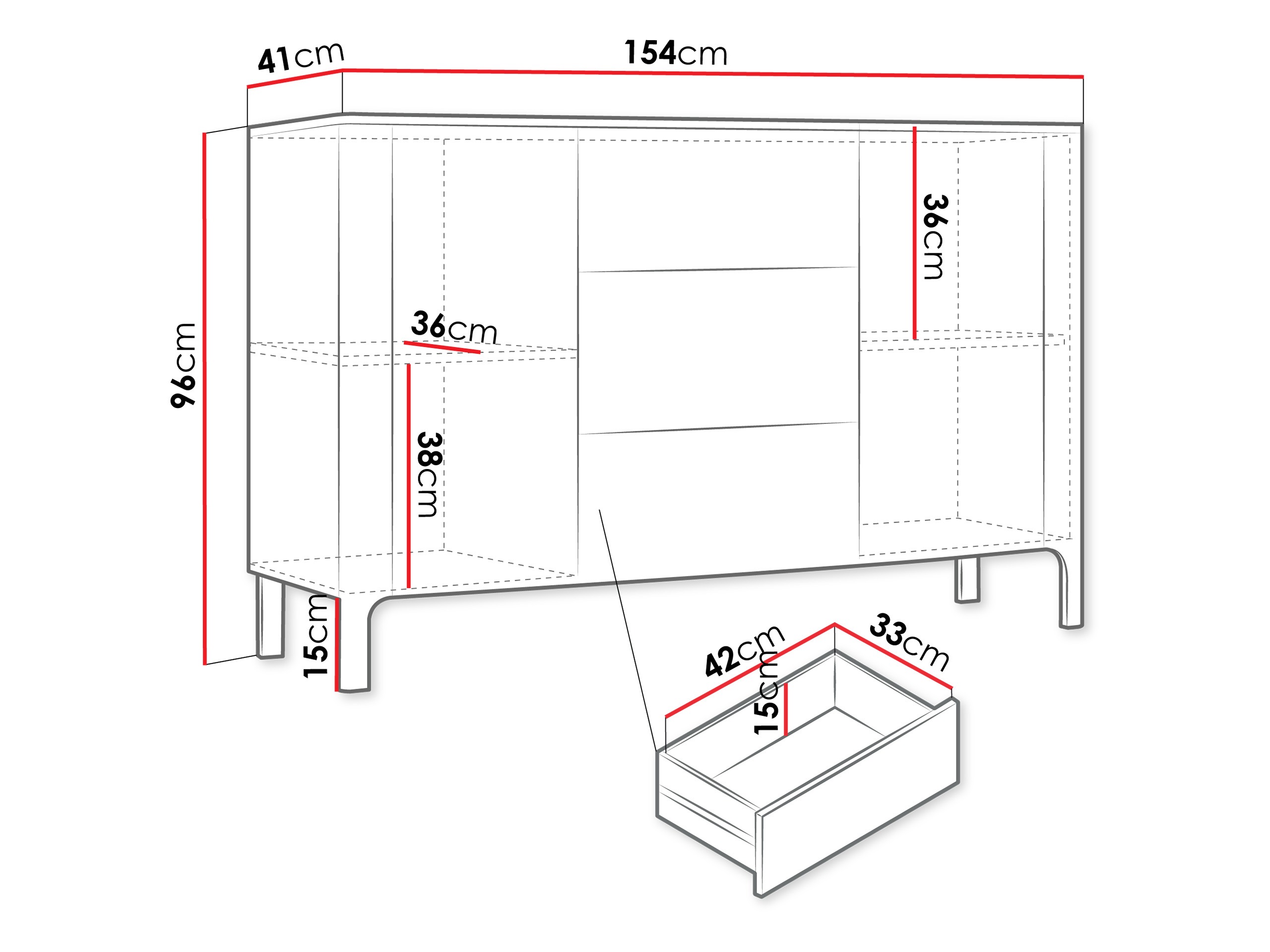 Chest of drawers Mavtoru 100