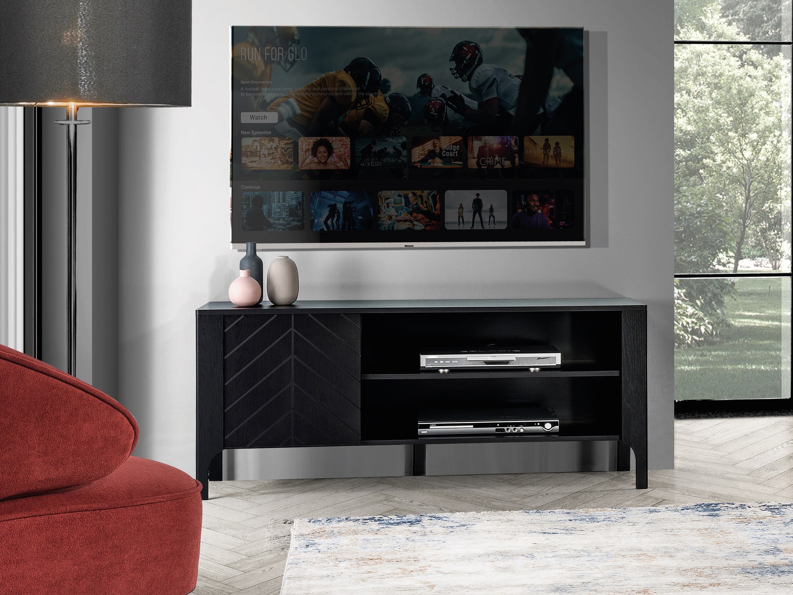 TV stand Mavtoru 107 (Black)