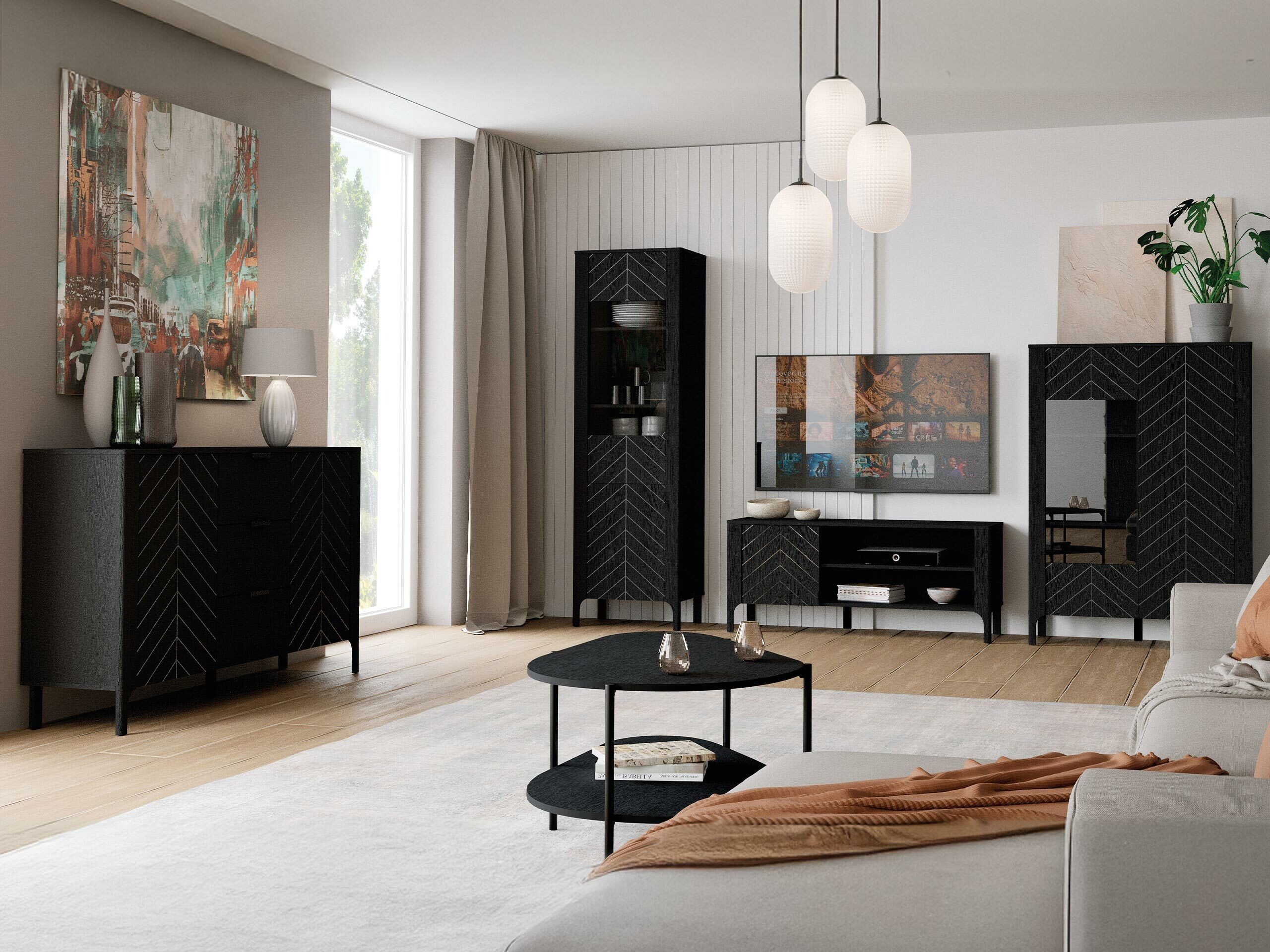 TV stand Mavtoru 107 (Black)