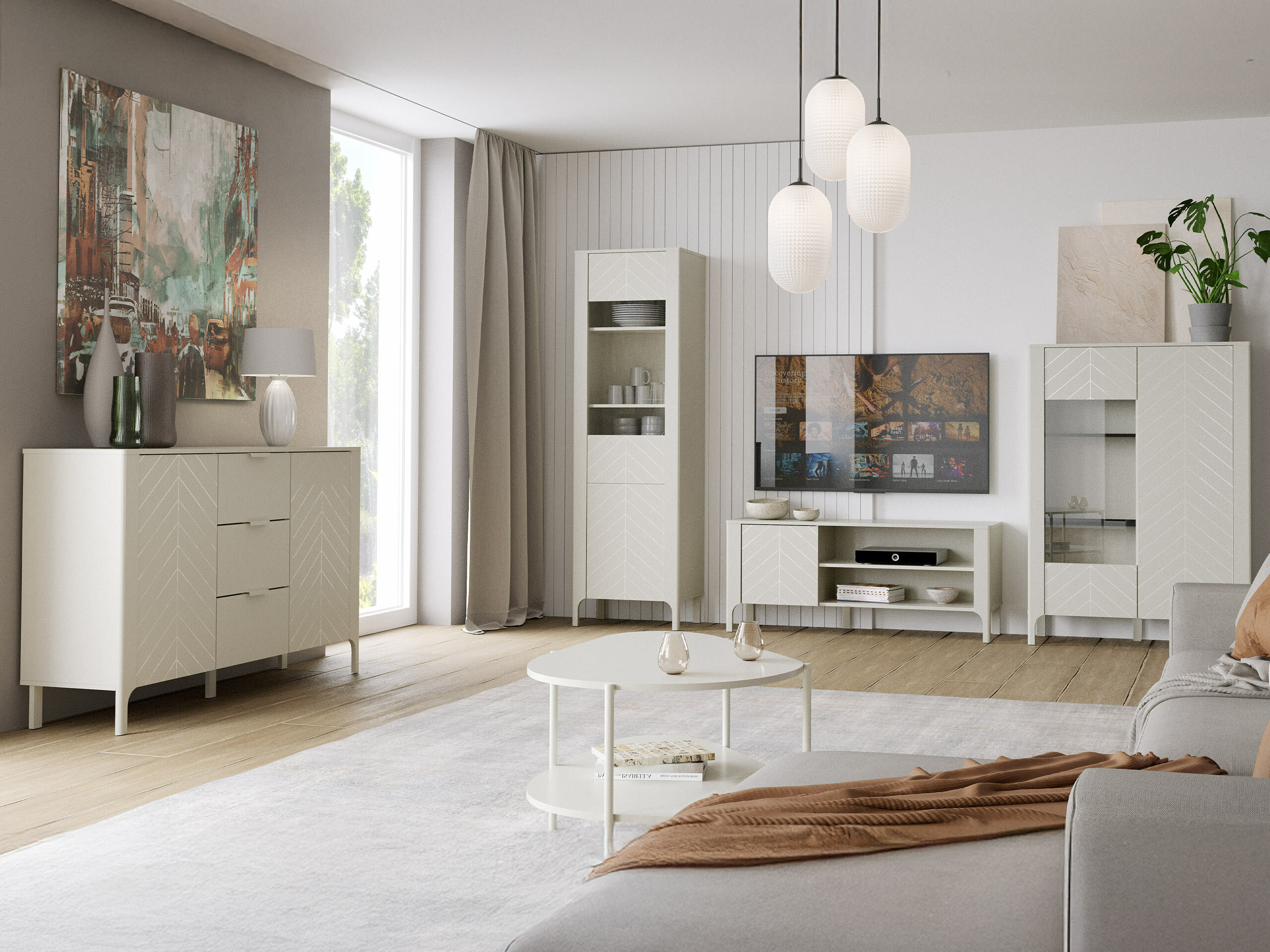 TV stand Mavtoru 107 (Cashmere)