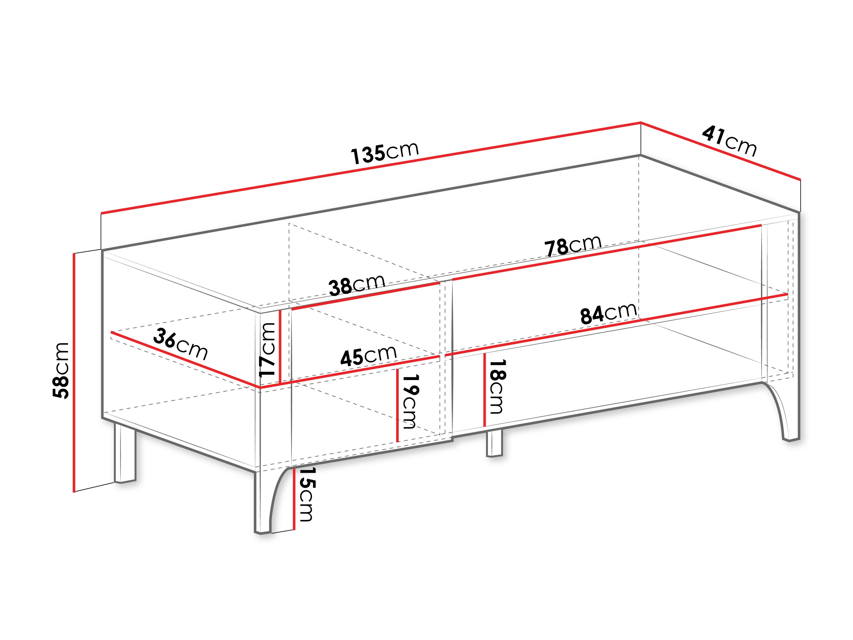 TV stand Mavtoru 107 (Cashmere)