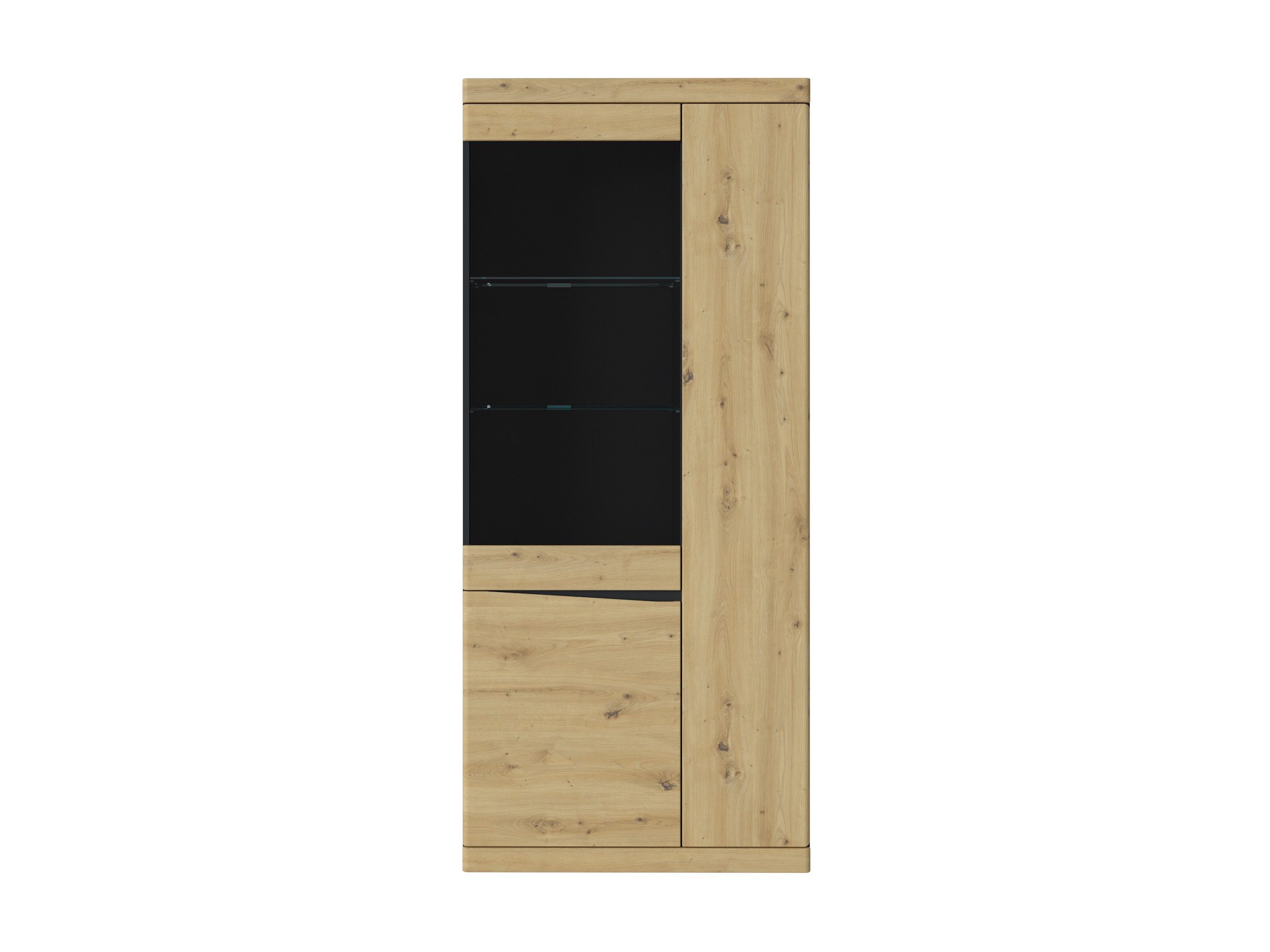 Bookcase Venlori 128 (Anthracite + Artisan oak)