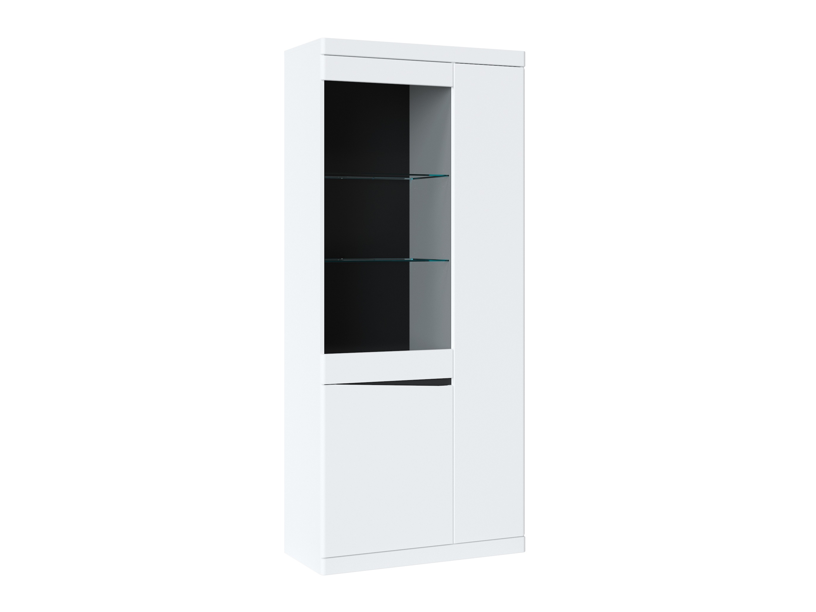 Bookcase Venlori 128 (White + Graphite)