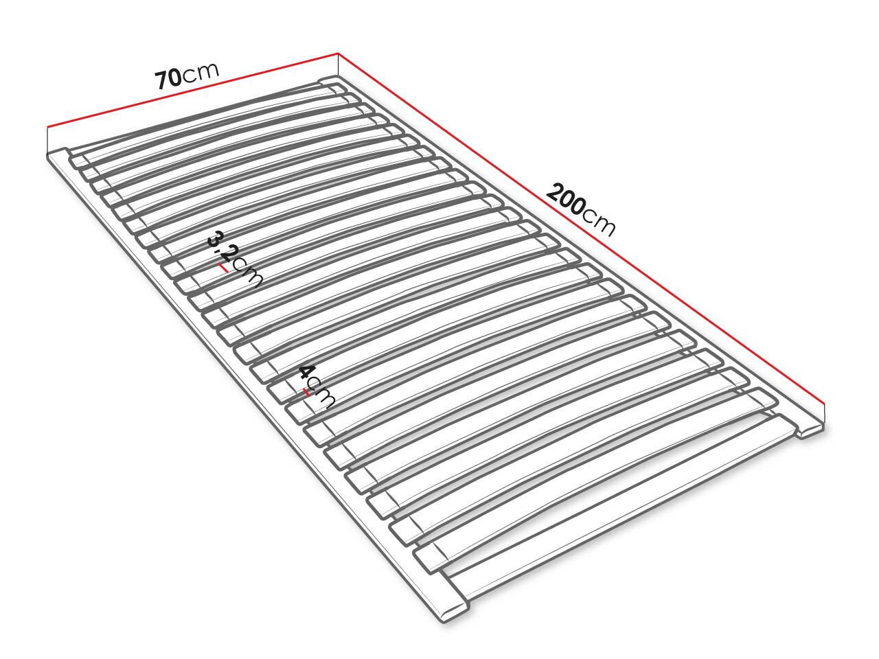 Bed slats Dayton 118