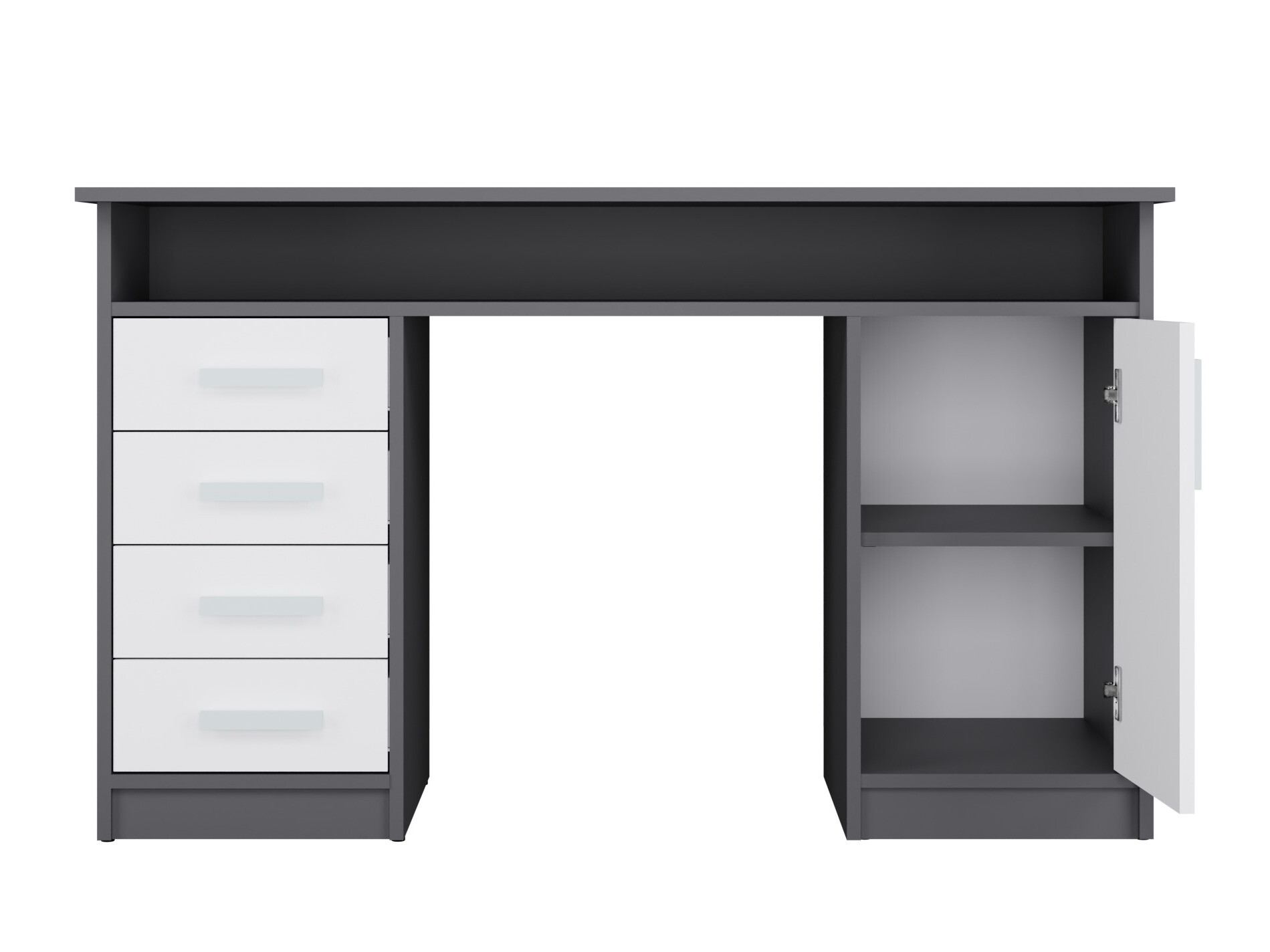 Desk Mandeville 329 (White + Anthracite)