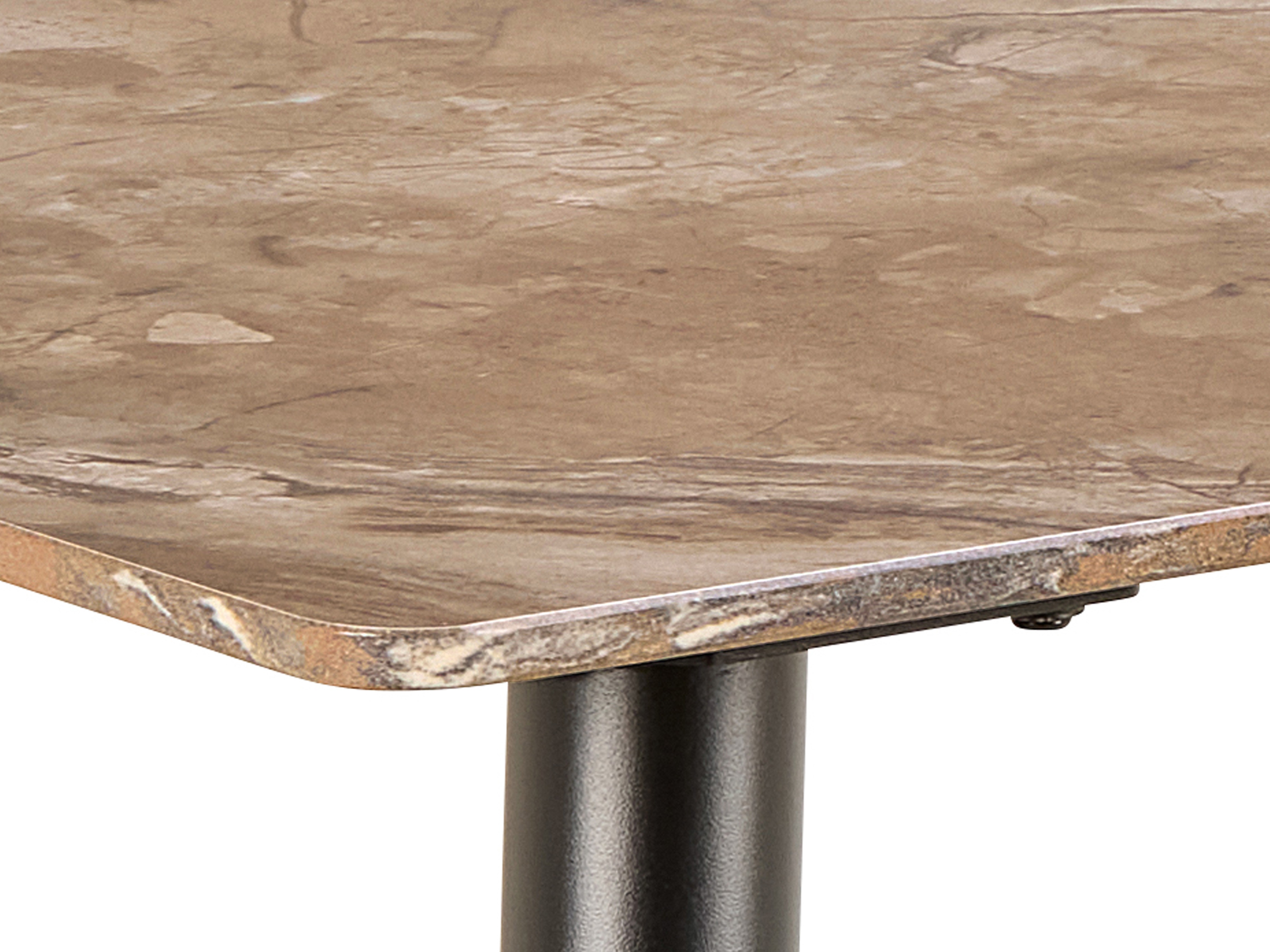Dining set Norsica 1012 (Brown marble)