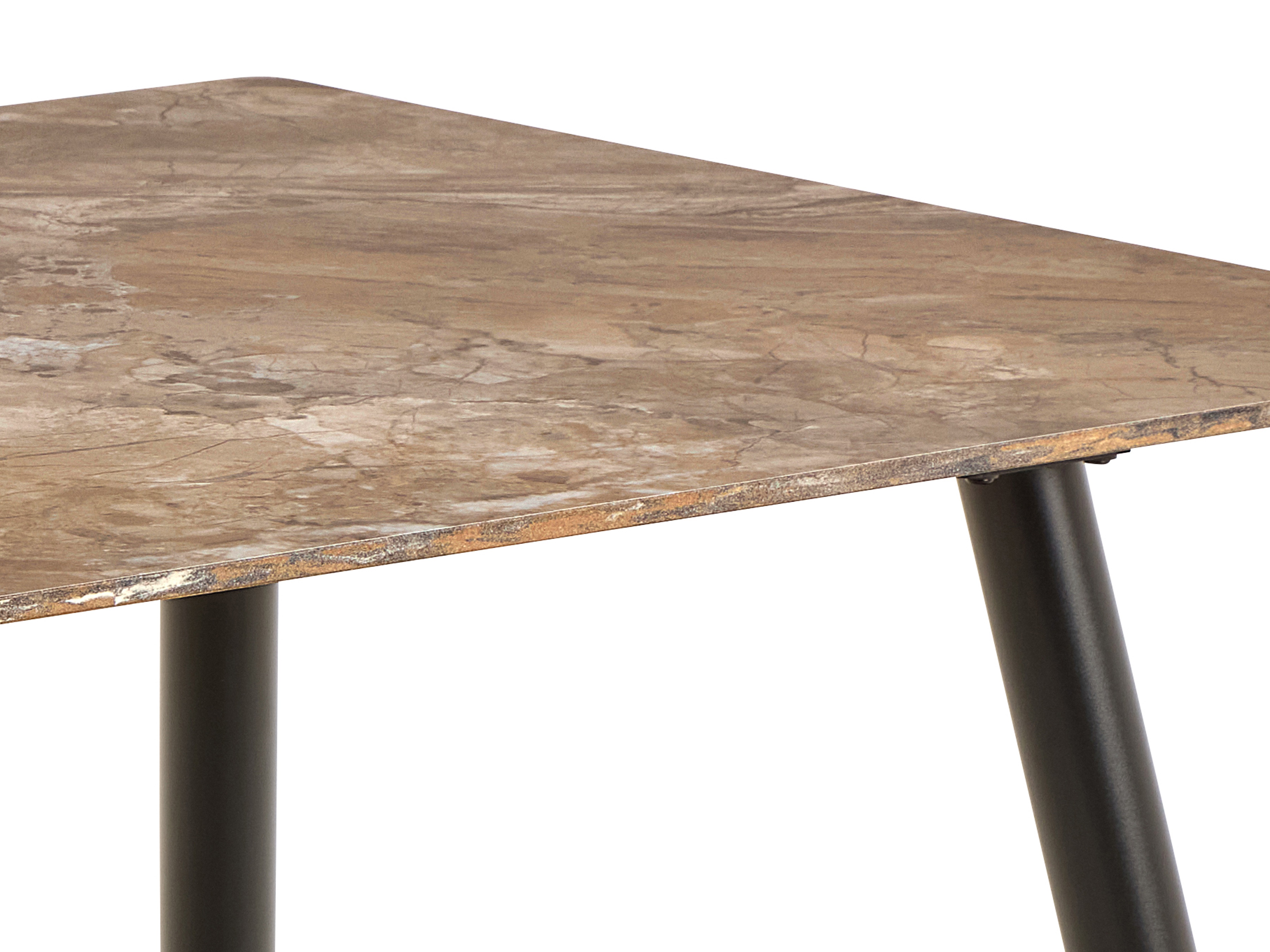 Dining set Norsica 1012 (Brown marble)