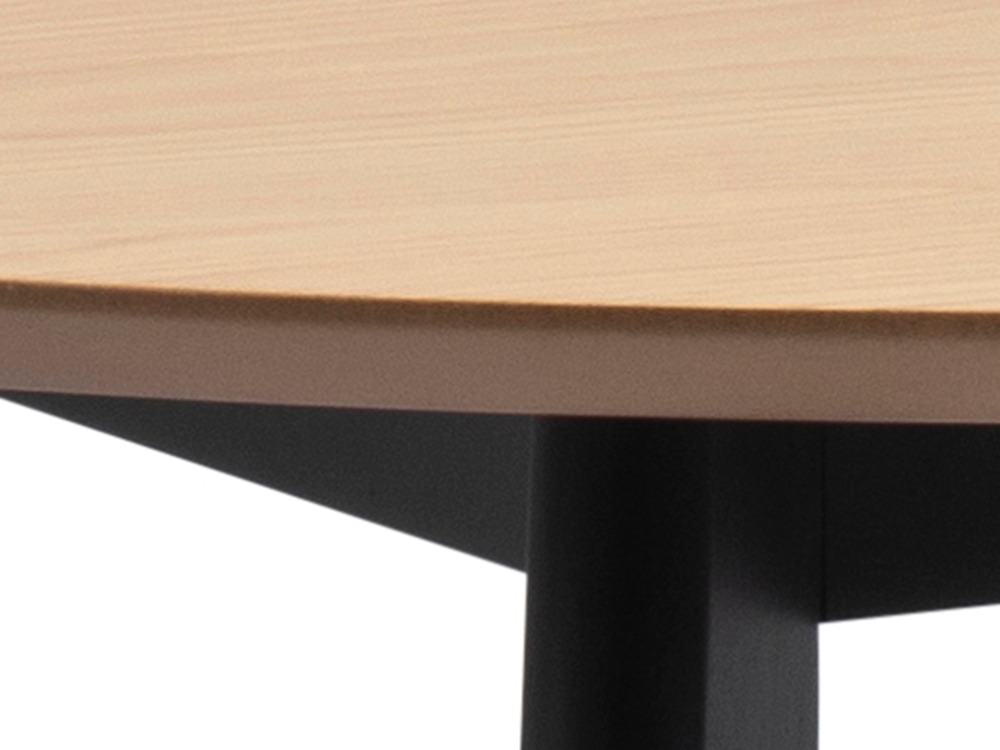 Dining set Norsica 992 (Oak + Black)
