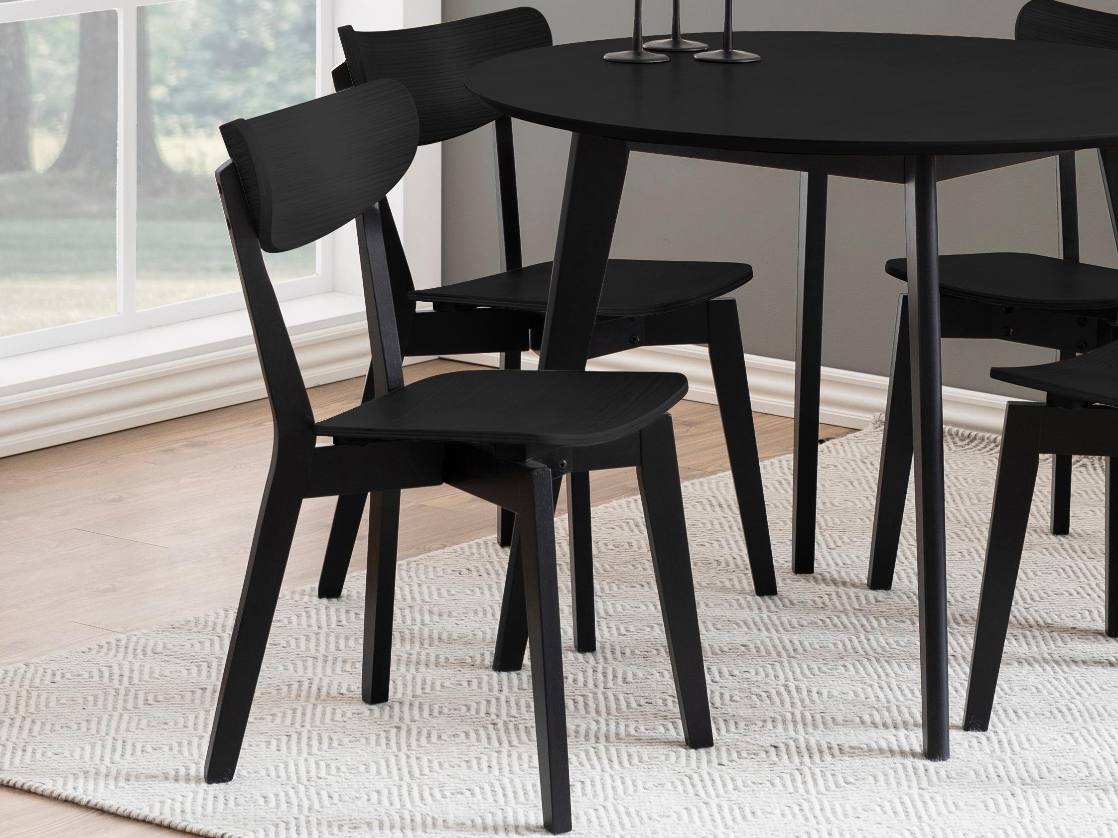 Table Norsica 310 (Black oak + Black)