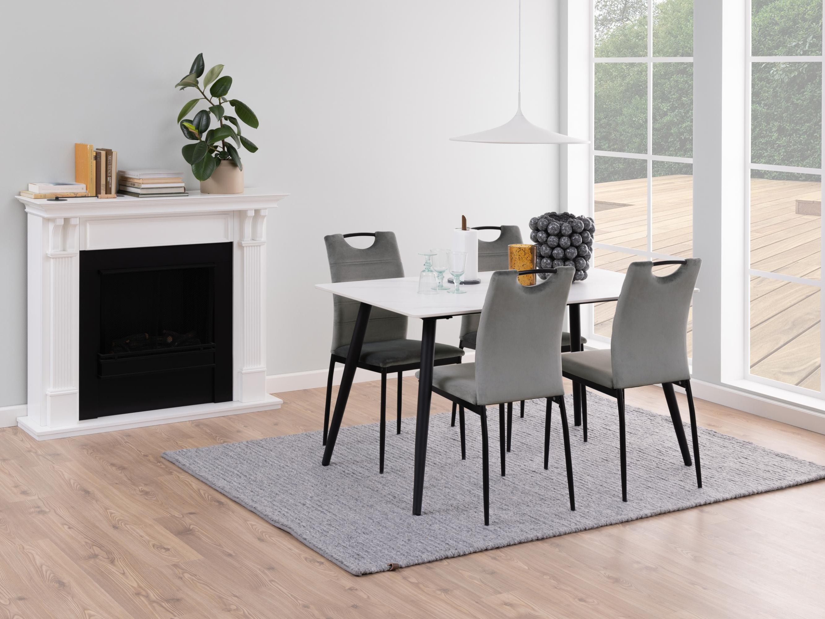 Table Norsica 588 (White marble)