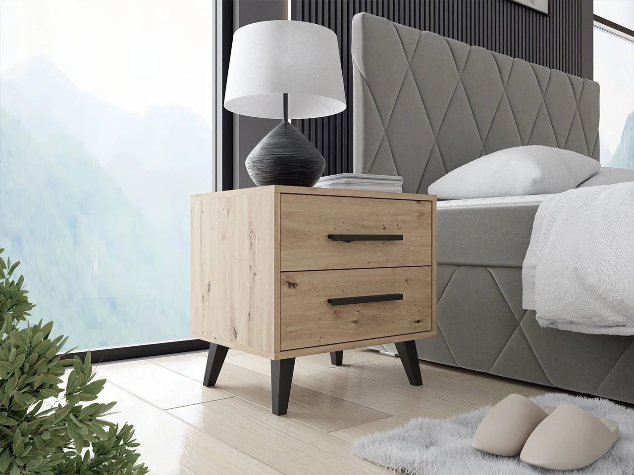 Bedside table Lombala 101