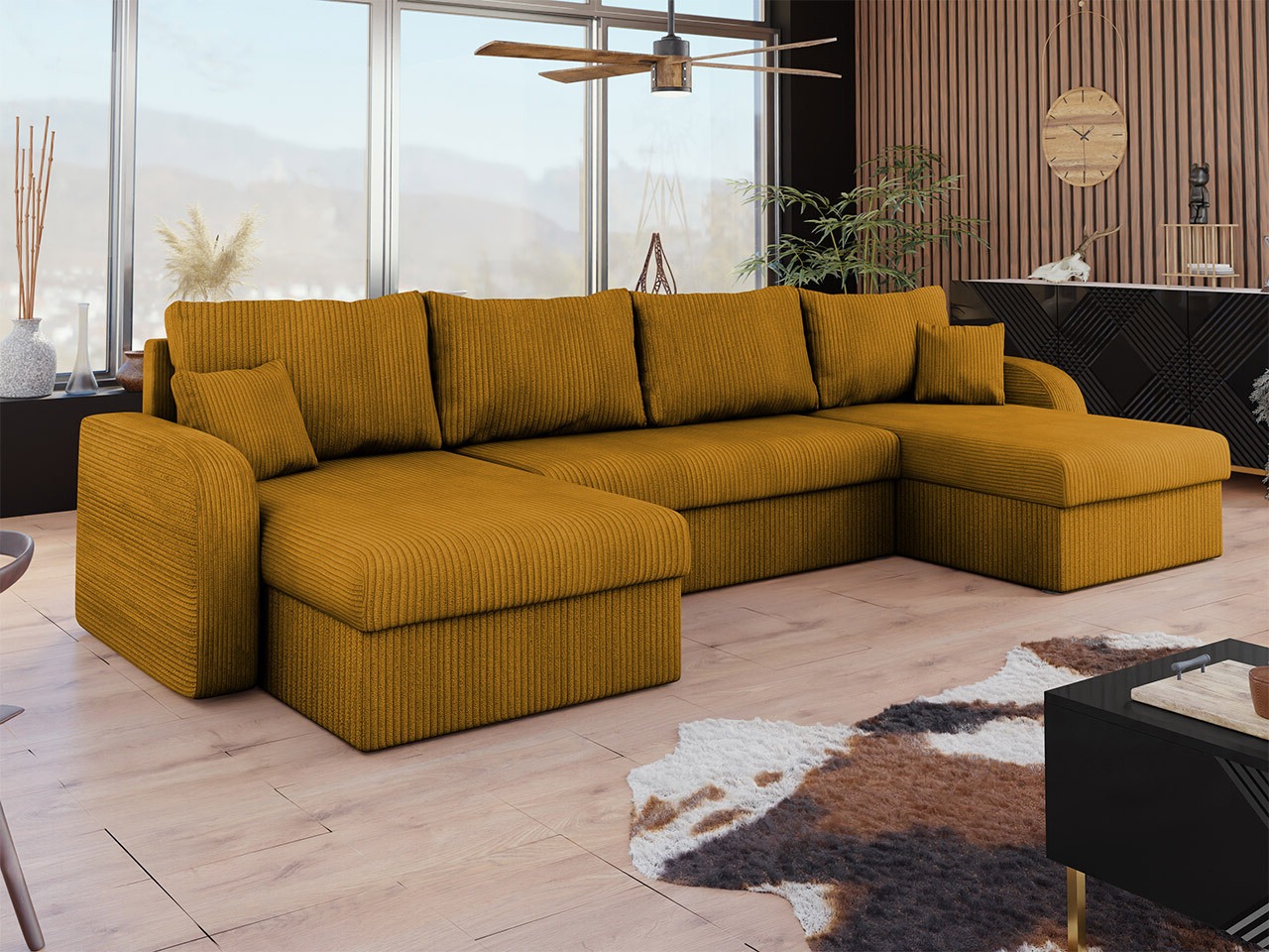 Corner sofa Comfivo Melissa II (Poso 01)