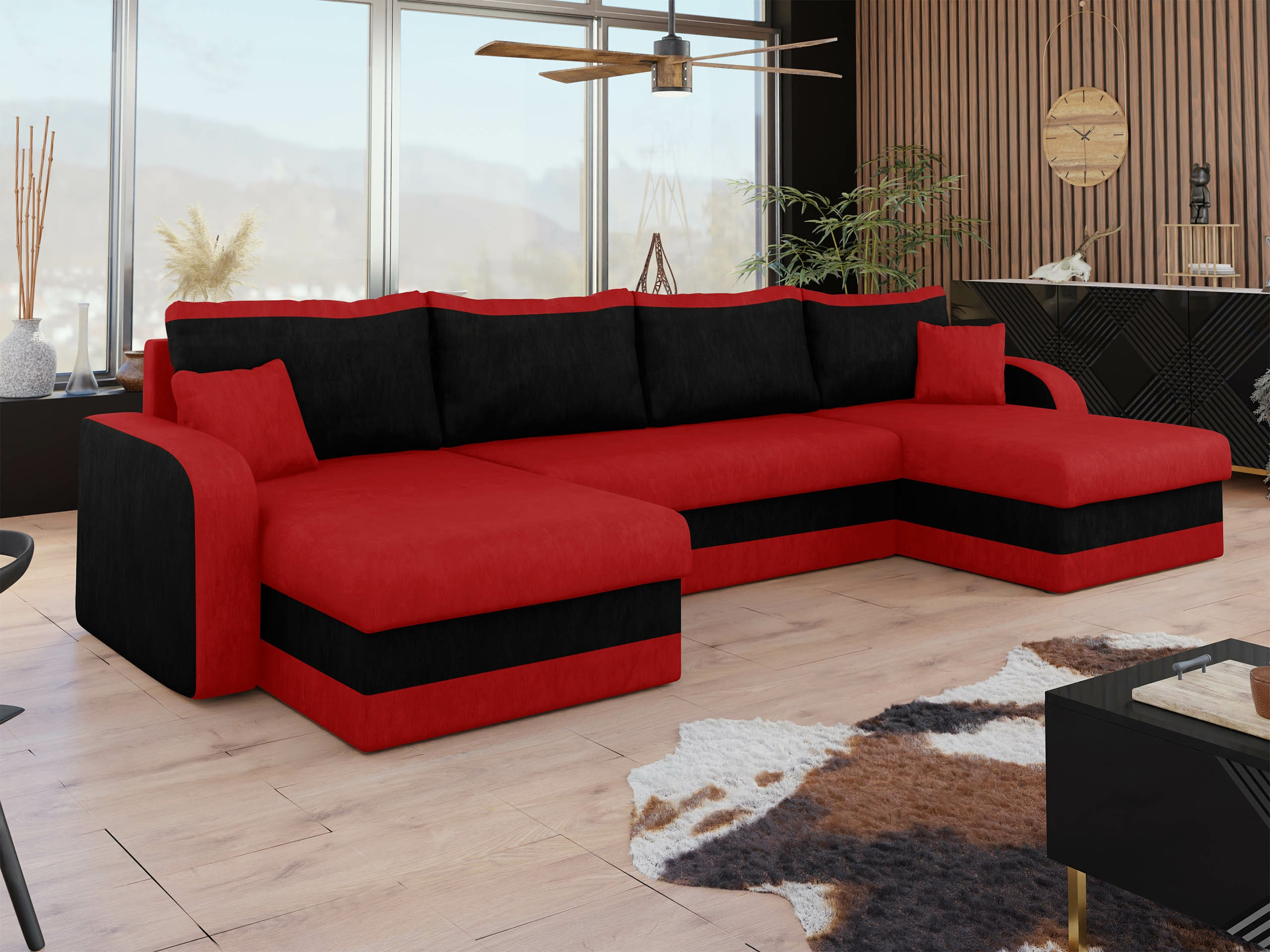 Corner sofa Comfivo Melissa IV (Mikrofaza 22 + Mikrofaza 15)