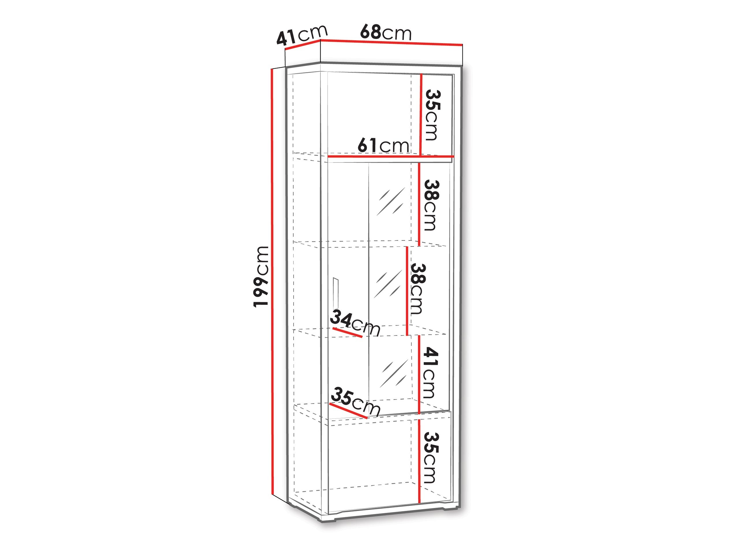 Bookcase Elisale 103