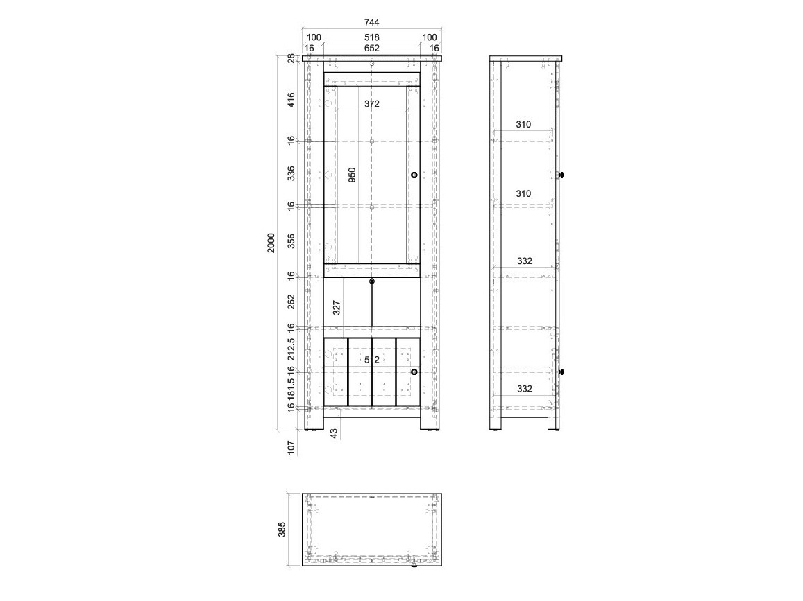 Bookcase Mirtalo 109