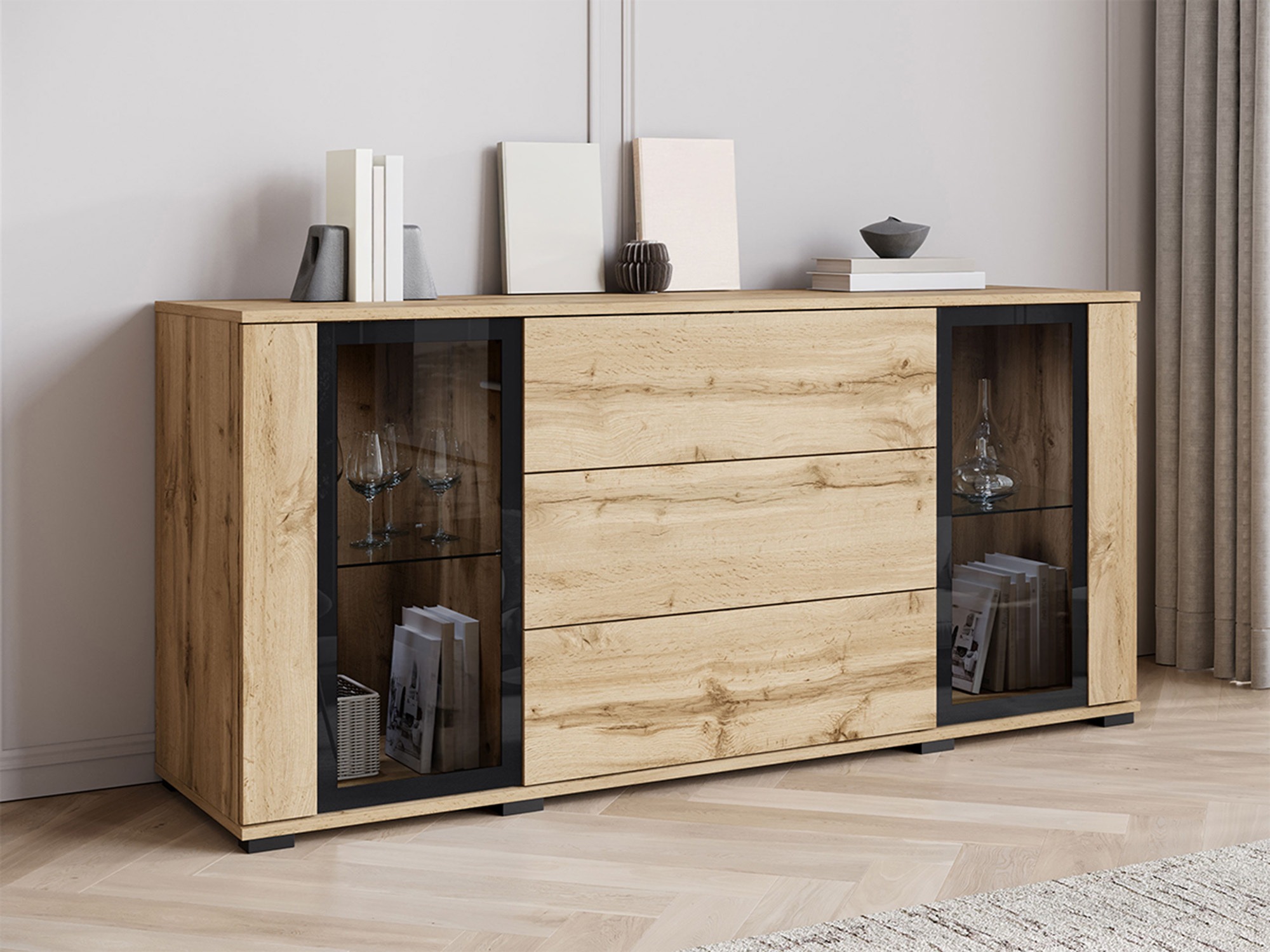 Chest of drawers Torcame 101 (Wotan Oak)