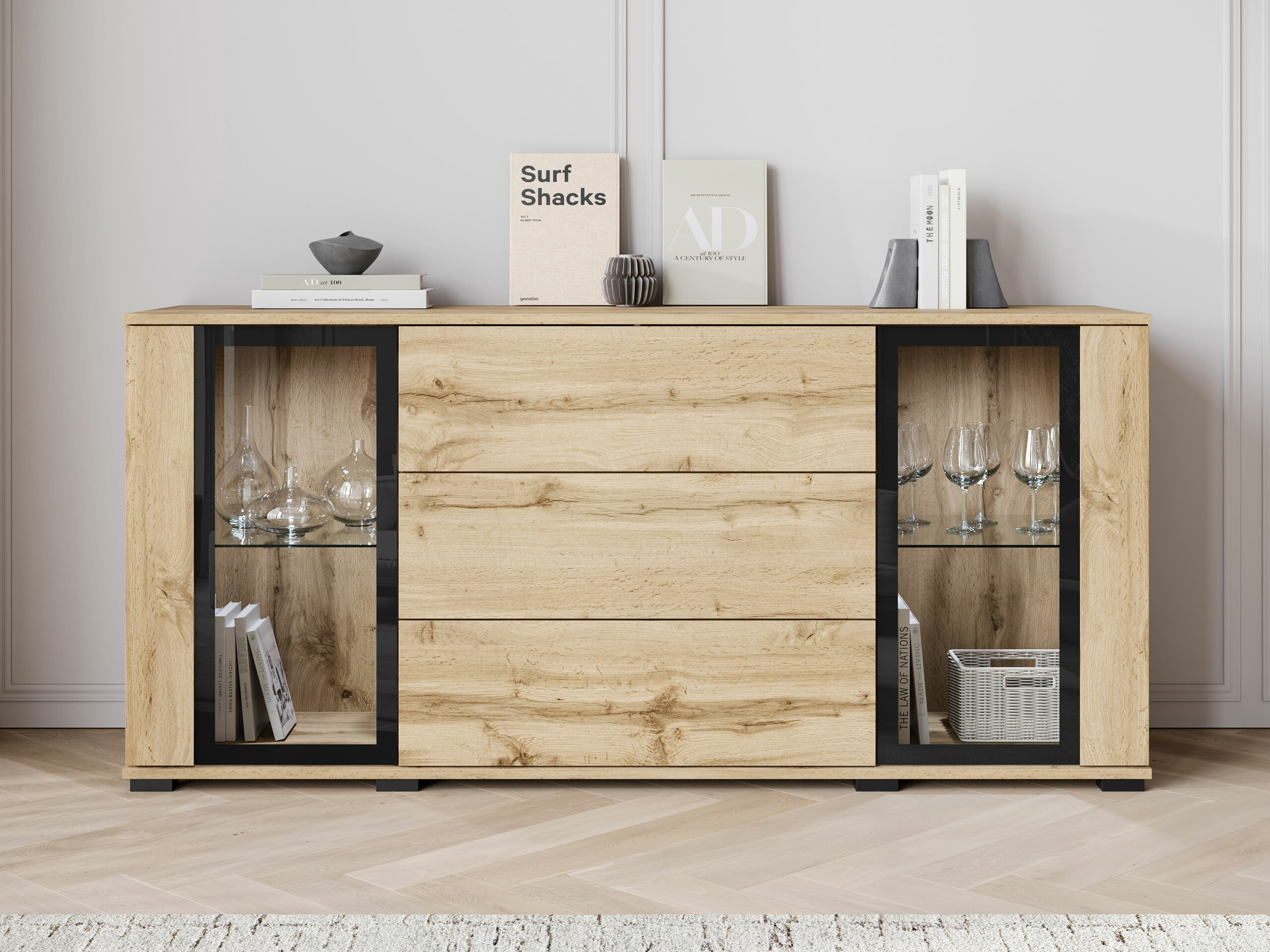 Chest of drawers Torcame 101 (Wotan Oak)