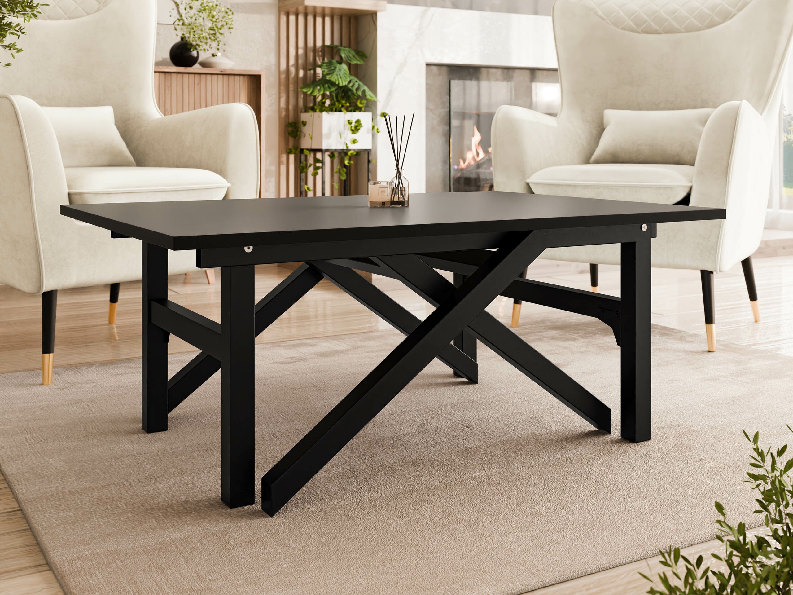 Coffee table transformer Oswego 151 (Black)