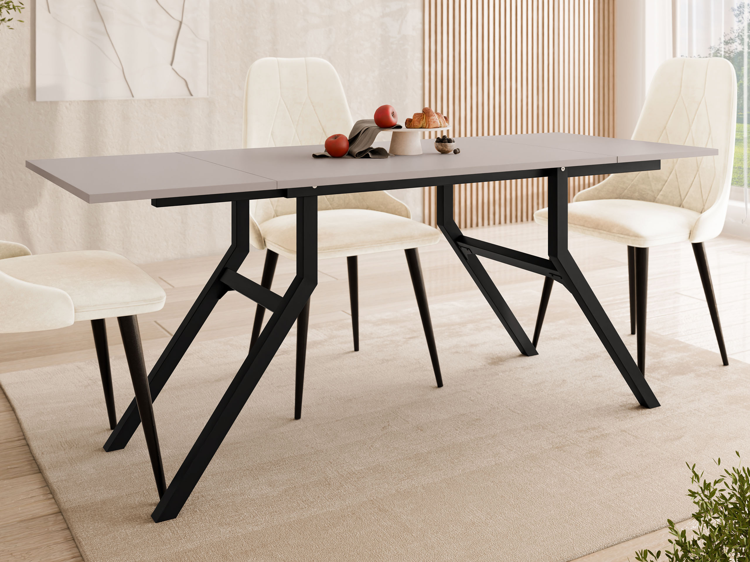 Coffee table transformer Oswego 151 (Cashmere + Black)