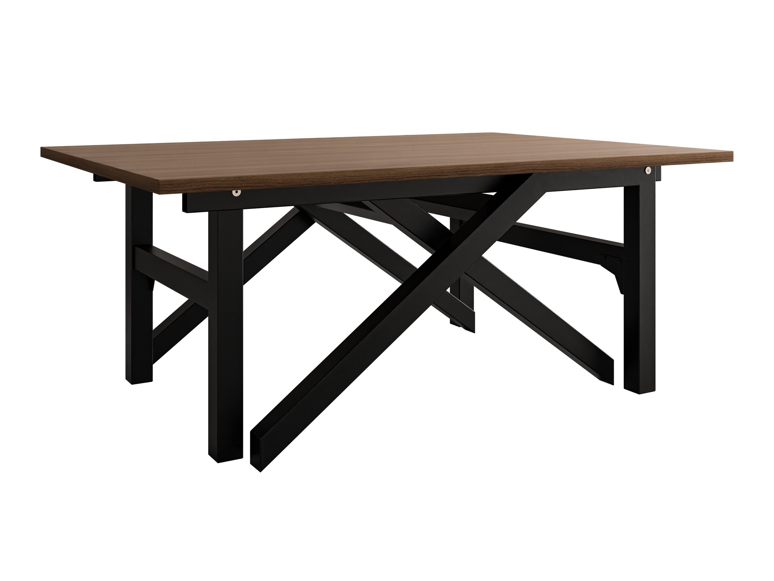 Transforming coffee table Oswego 151 (Walnut + Black)