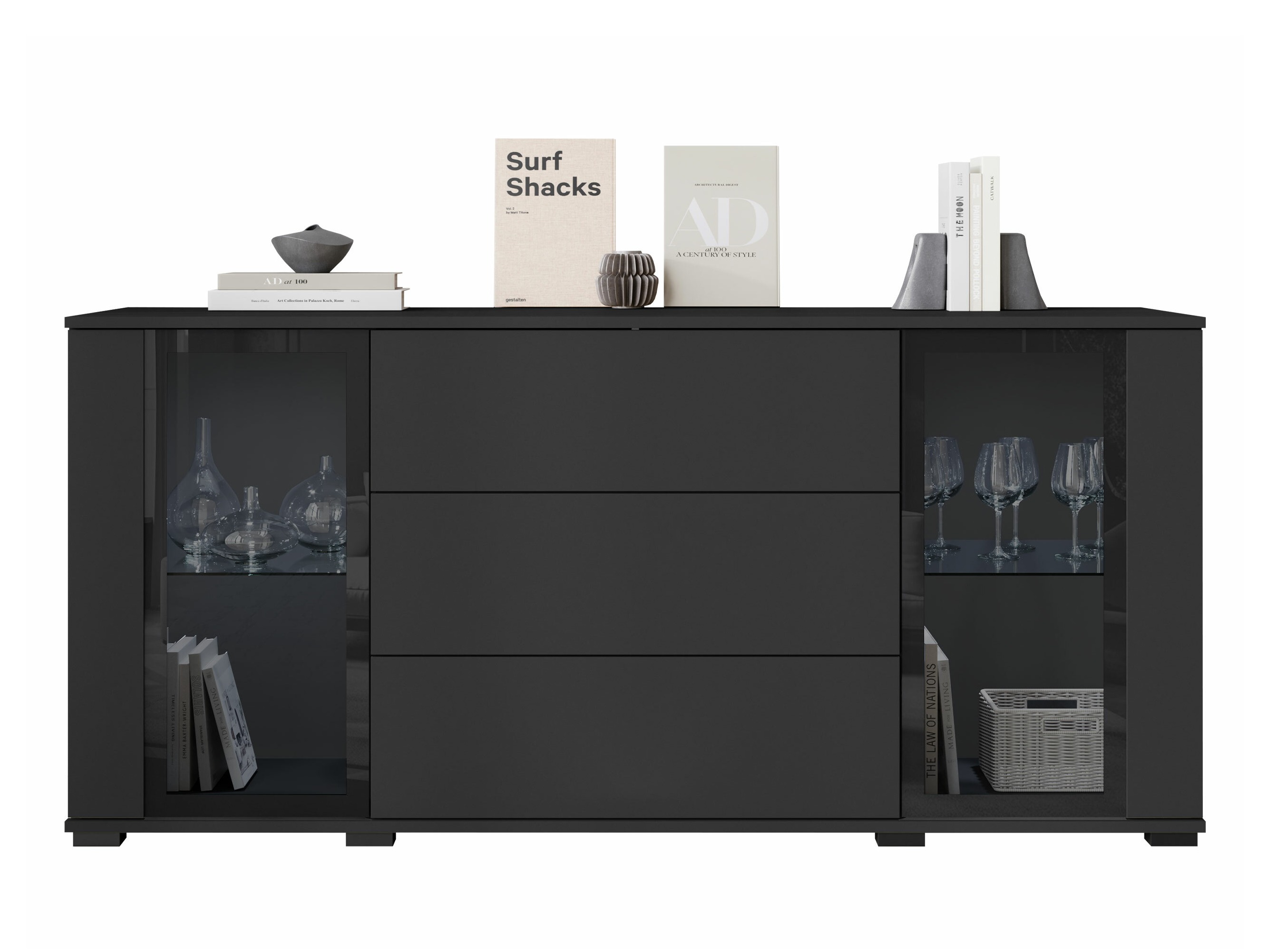 Chest of drawers Torcame 101 (Black)