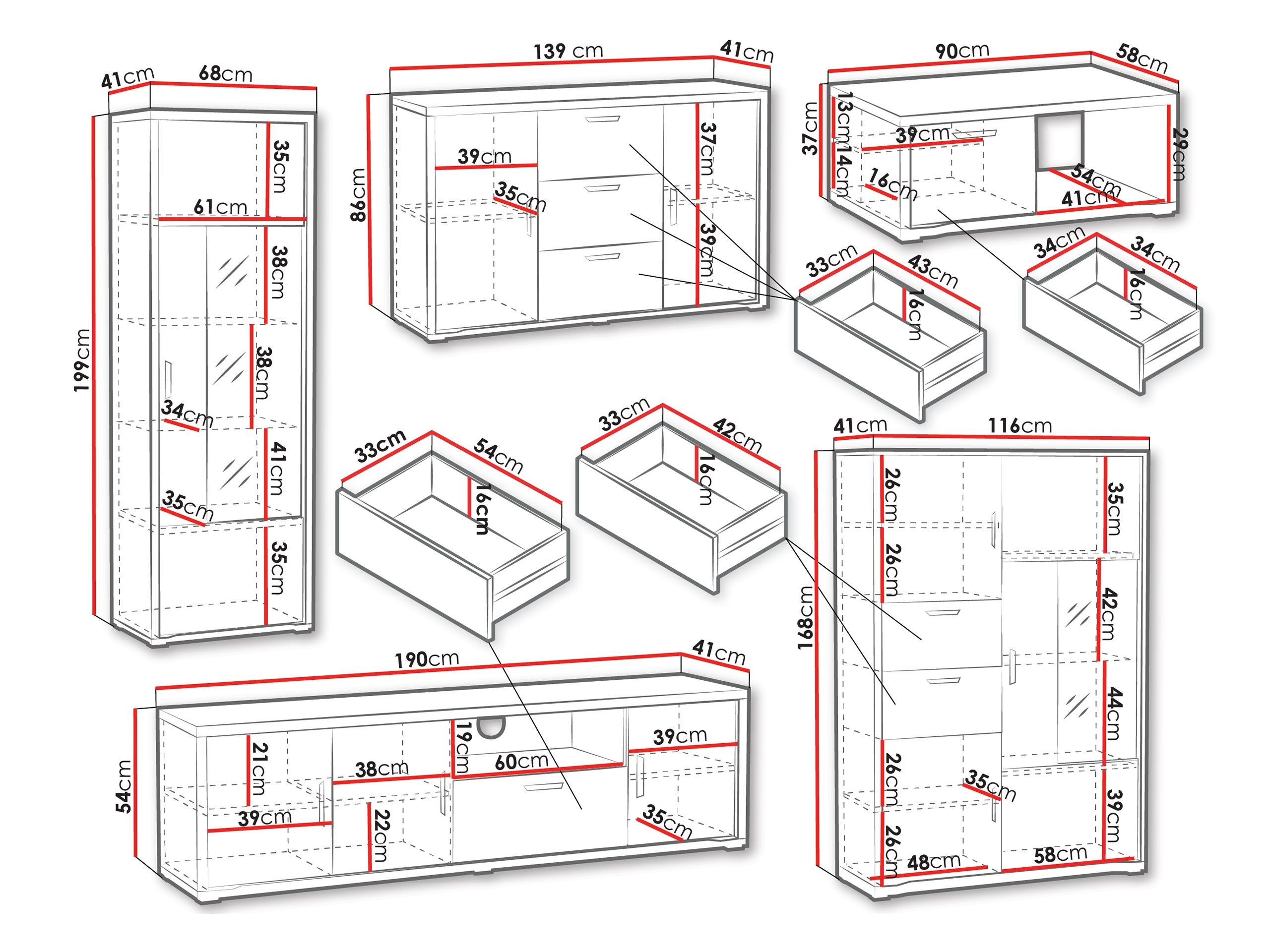 Living room set Elisale 110