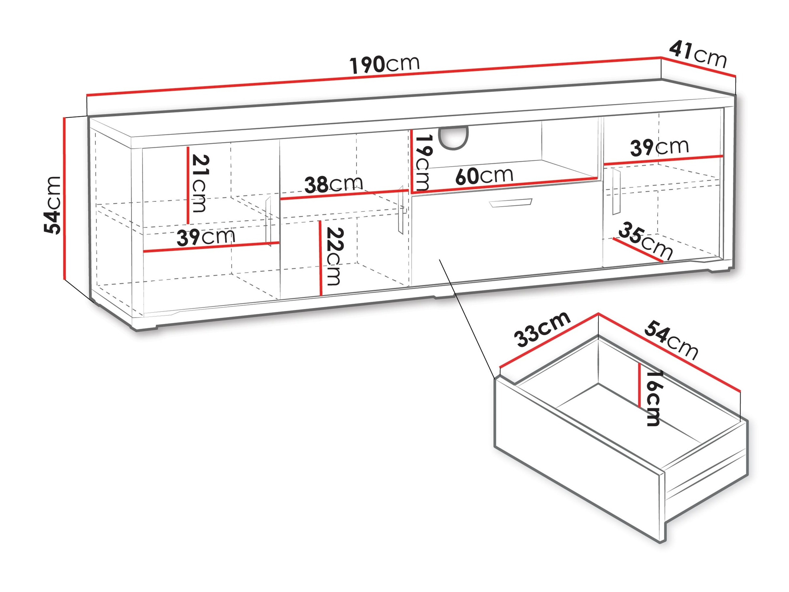 TV stand Elisale 104
