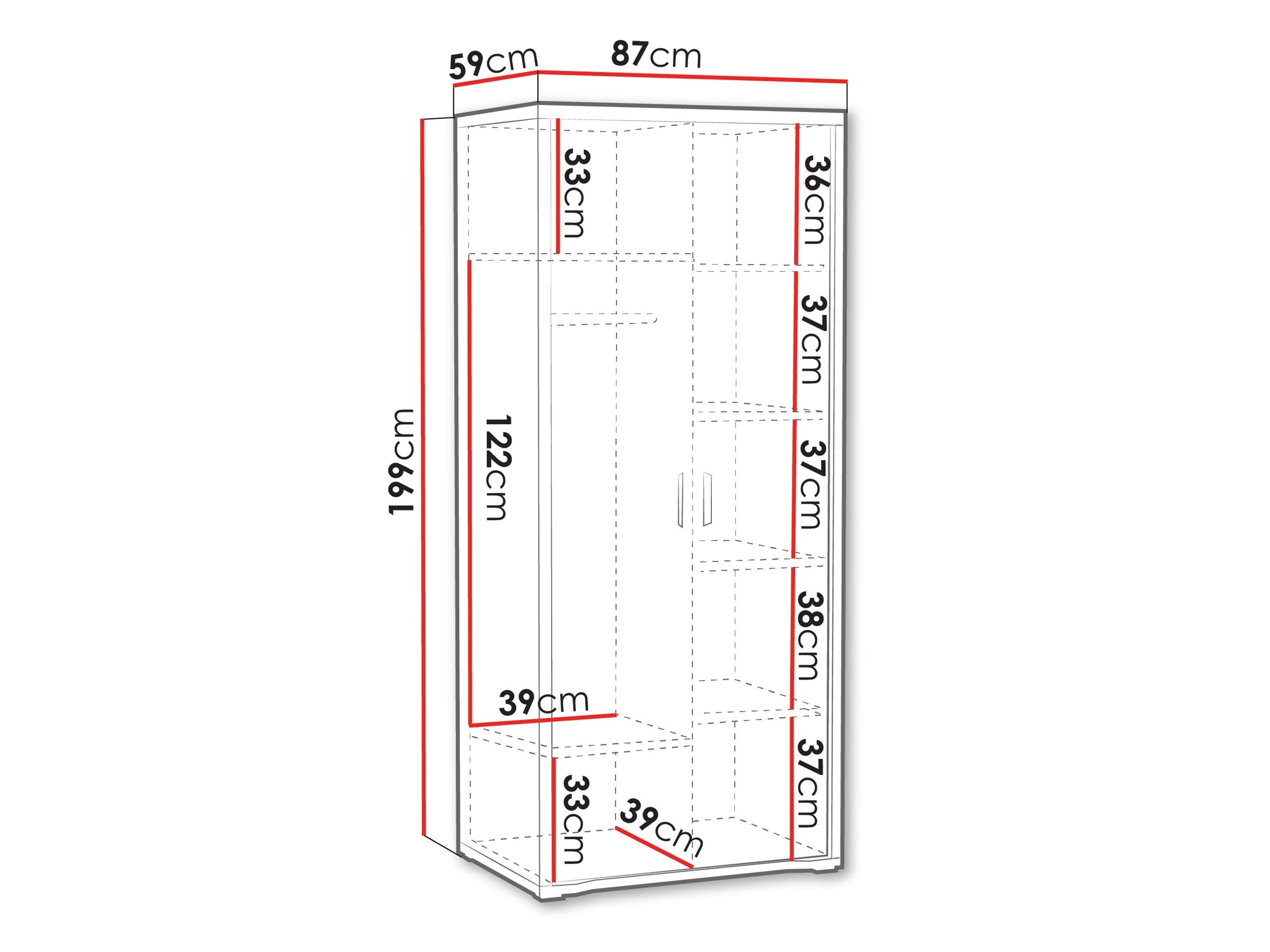 Wardrobe Elisale 107