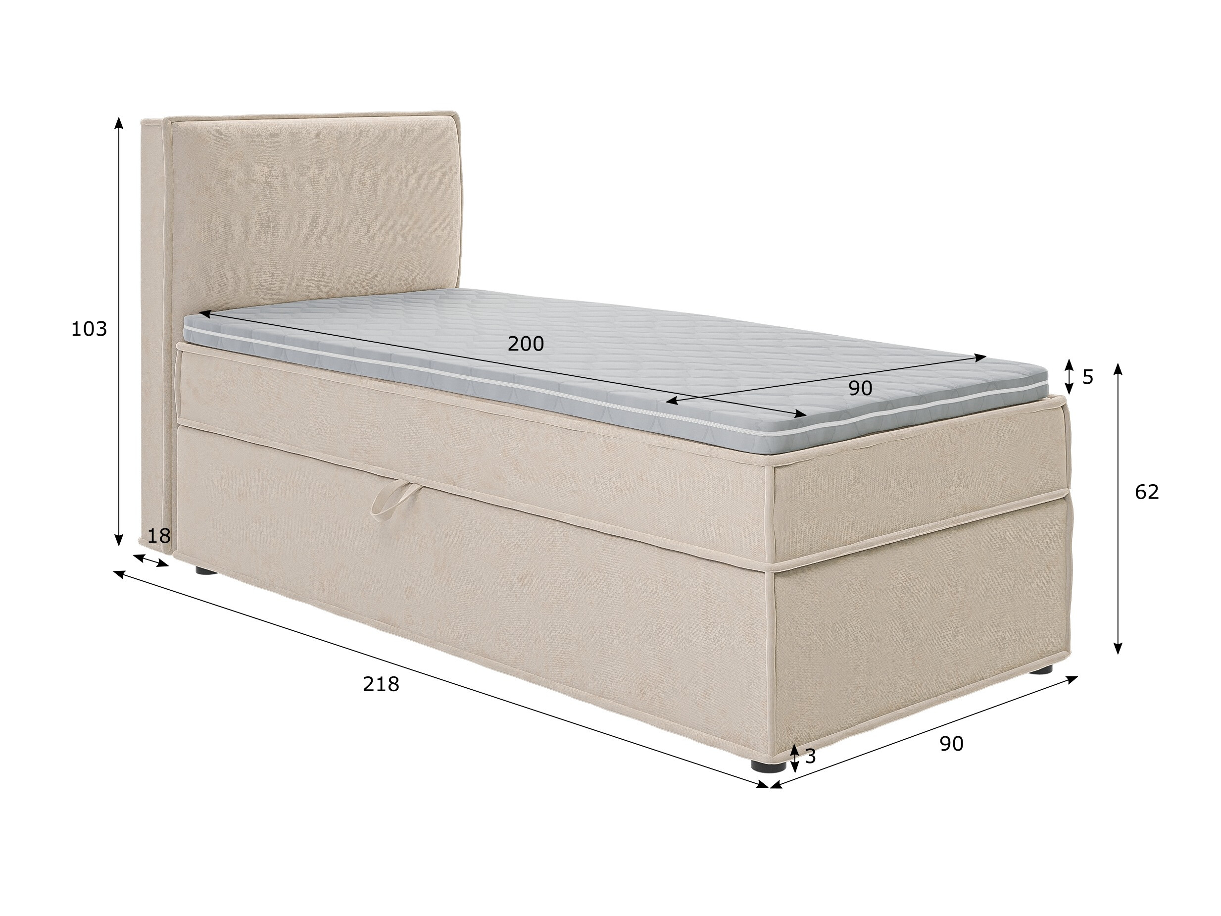 Continental bed Rocklin 134 (Enjoy New 01)