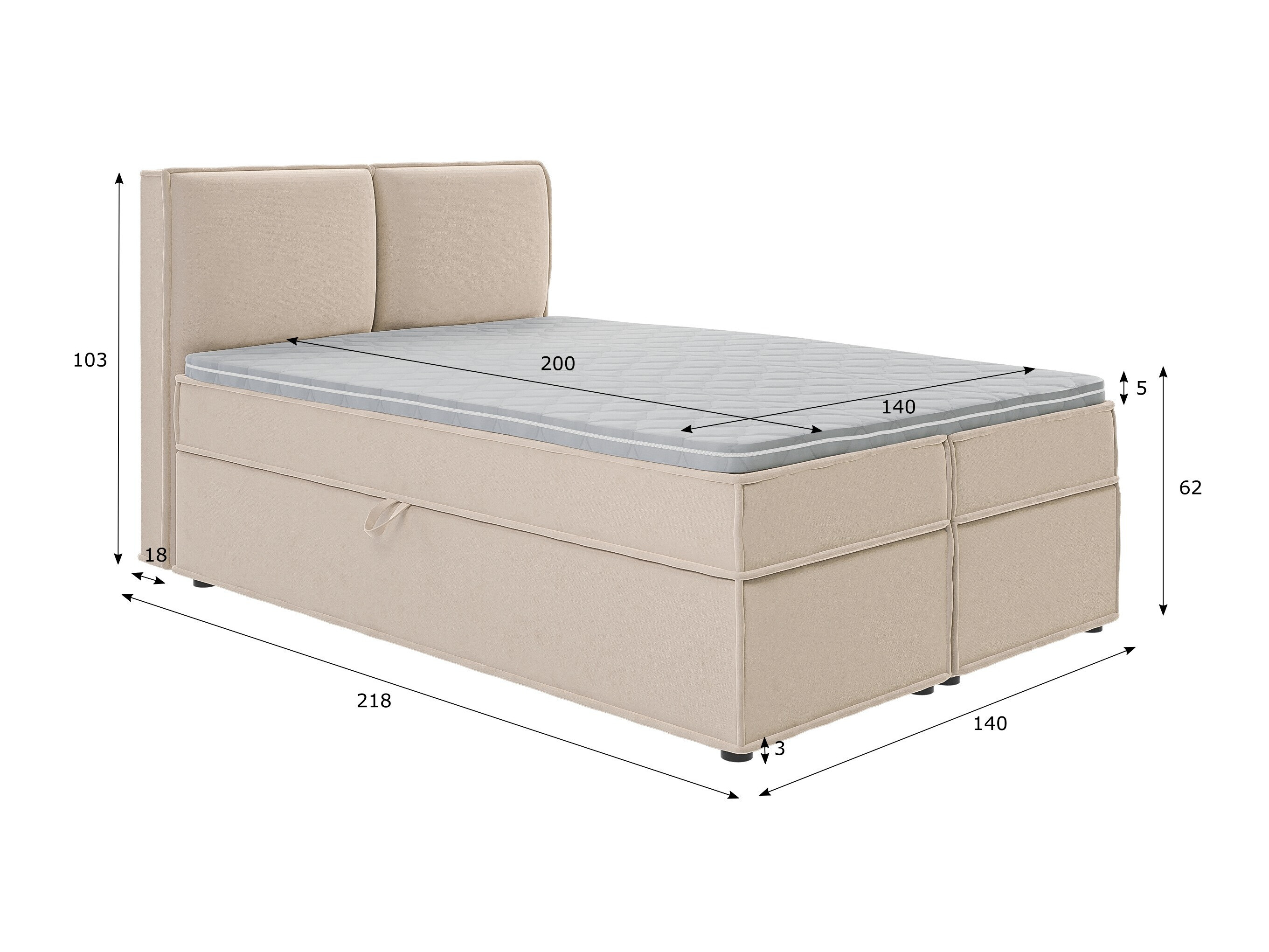 Continental bed Rocklin 134 (Enjoy New 01)
