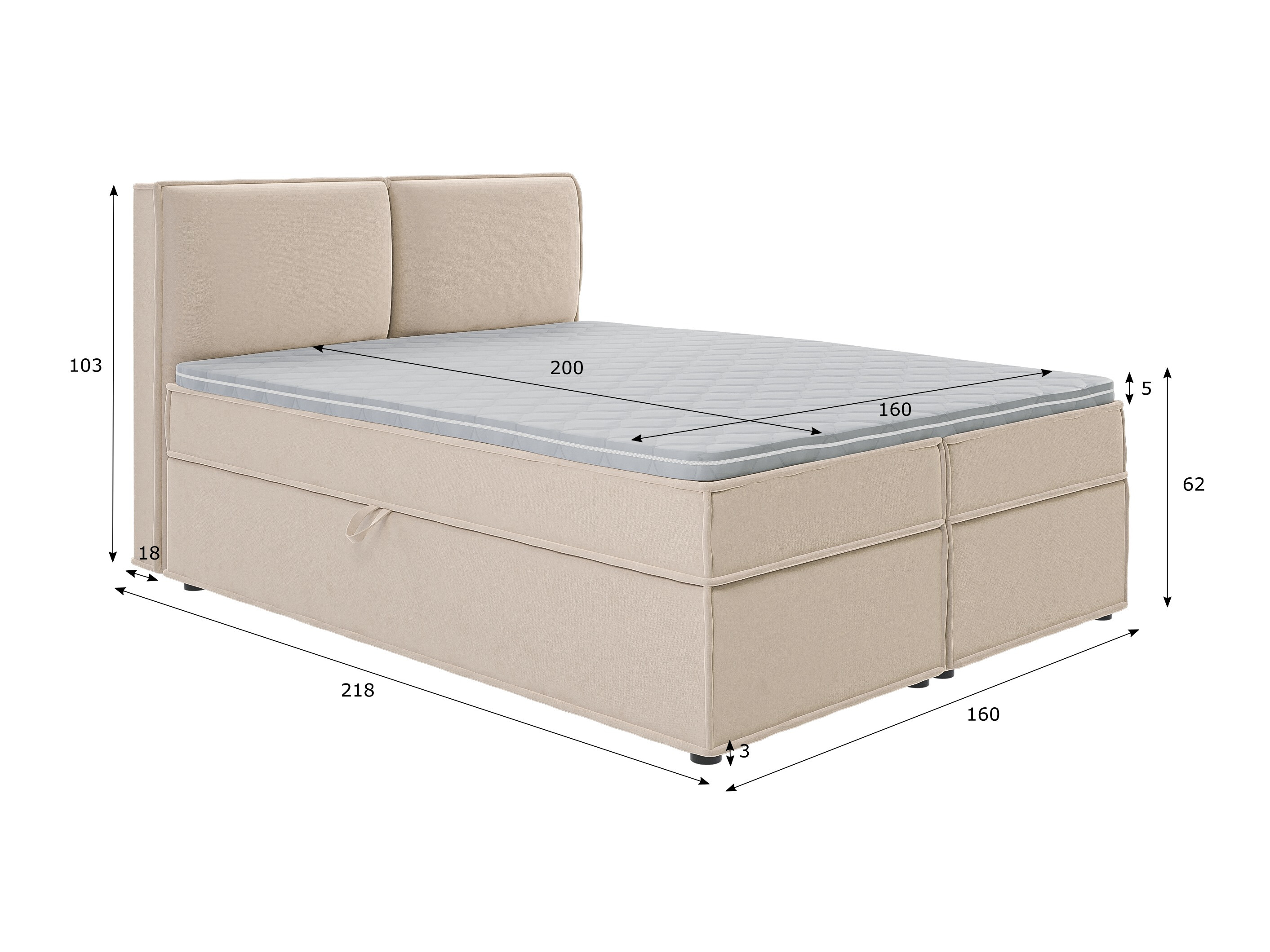 Continental bed Rocklin 134 (Enjoy New 01)