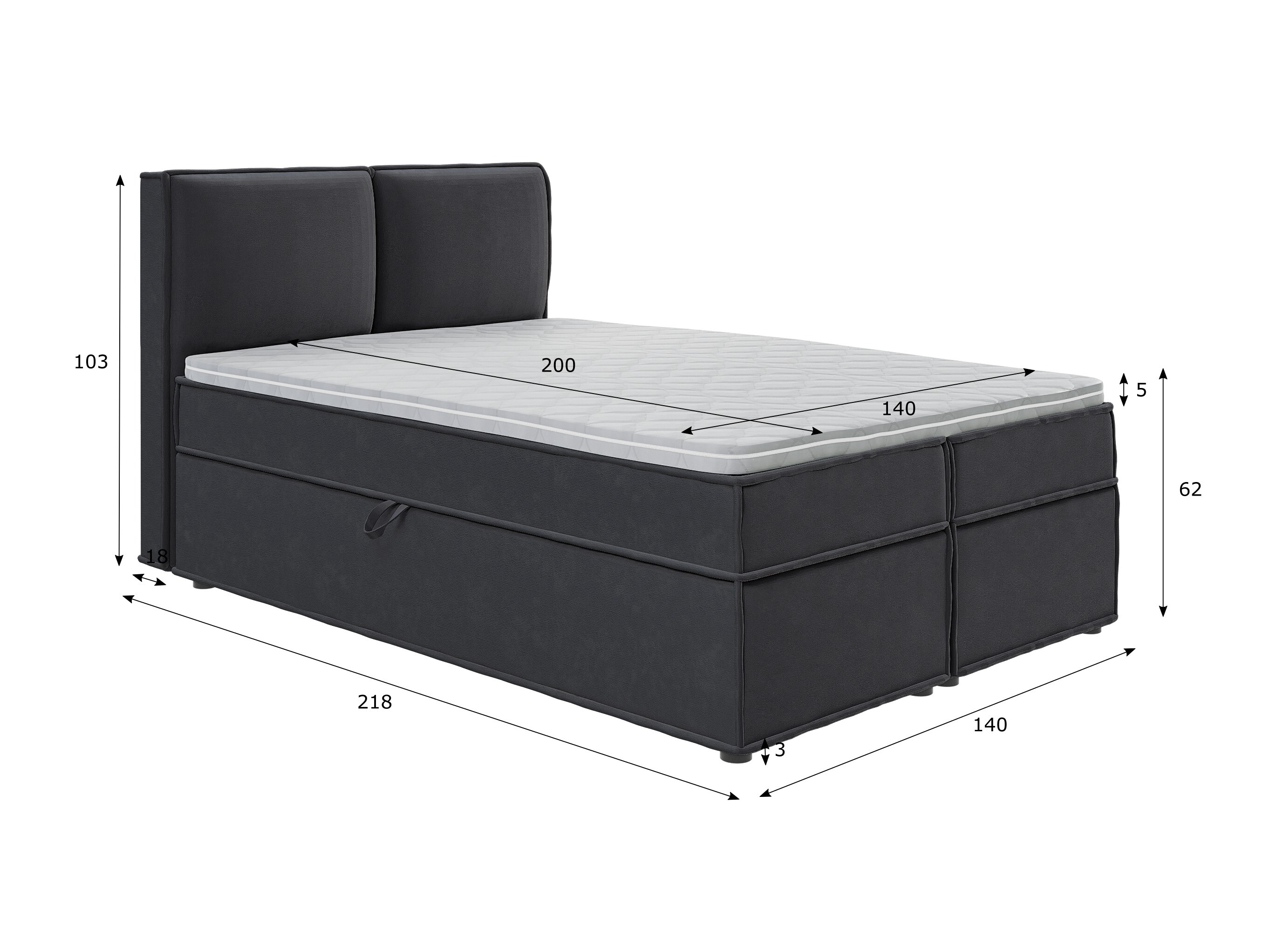 Continental bed Rocklin 134 (Enjoy New 24)