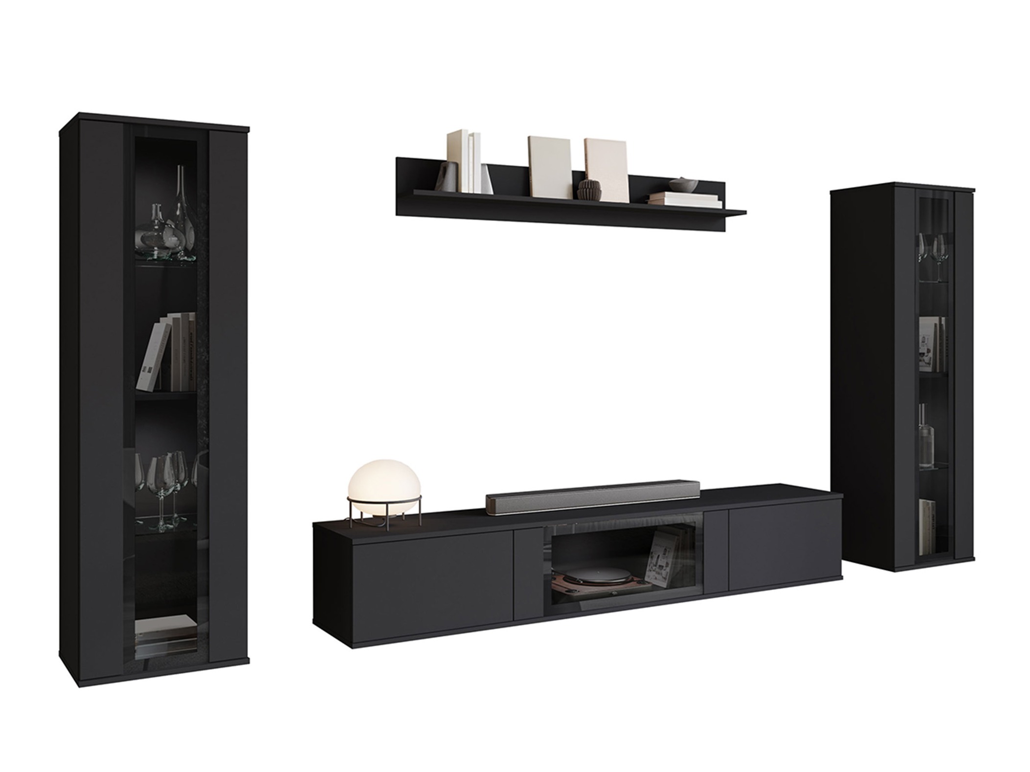 Living room set Torcame 103 (Black)
